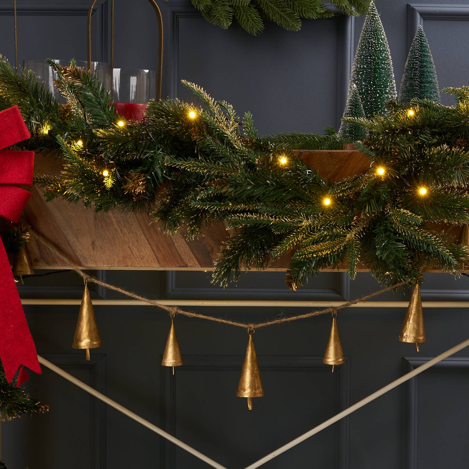 Blitzen Conical Bell Garland