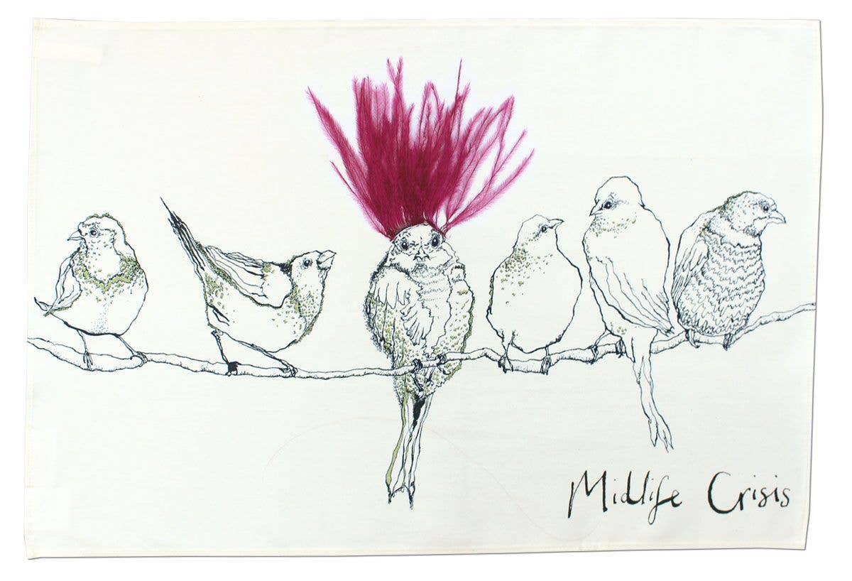 Midlife Crisis Tea Towel