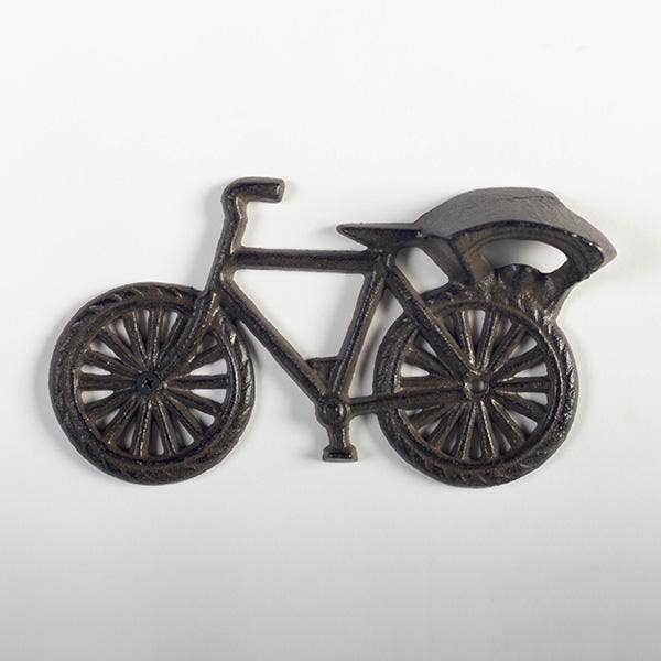 Cast Iron Bike Bottle Opener