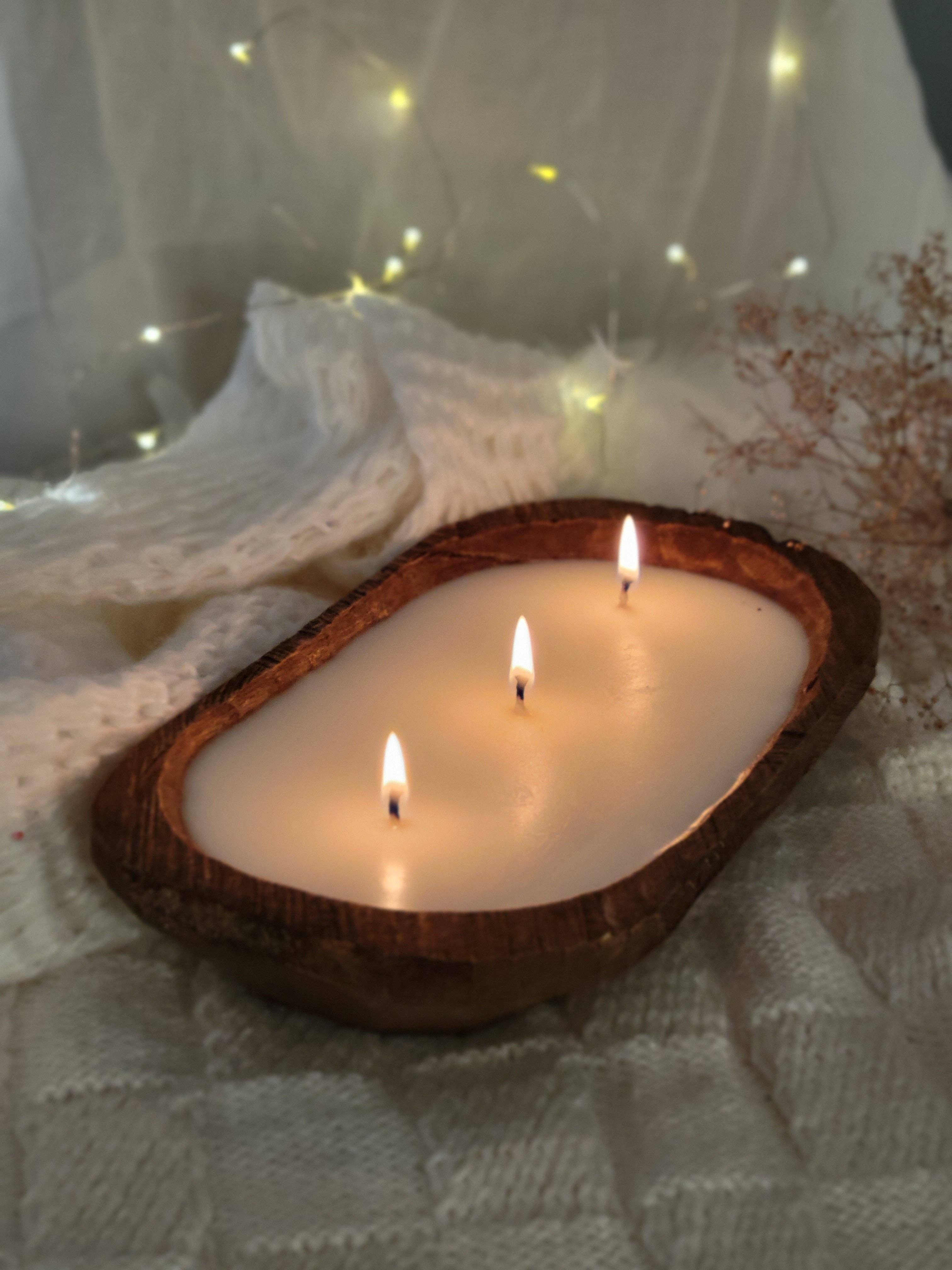 Dough Bowl Candle - Refill Kit - 16 oz: Tobacco Caramel