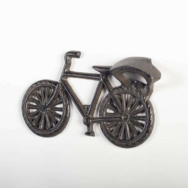 Cast Iron Bike Bottle Opener