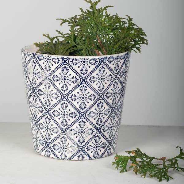 Flower ceramic vase