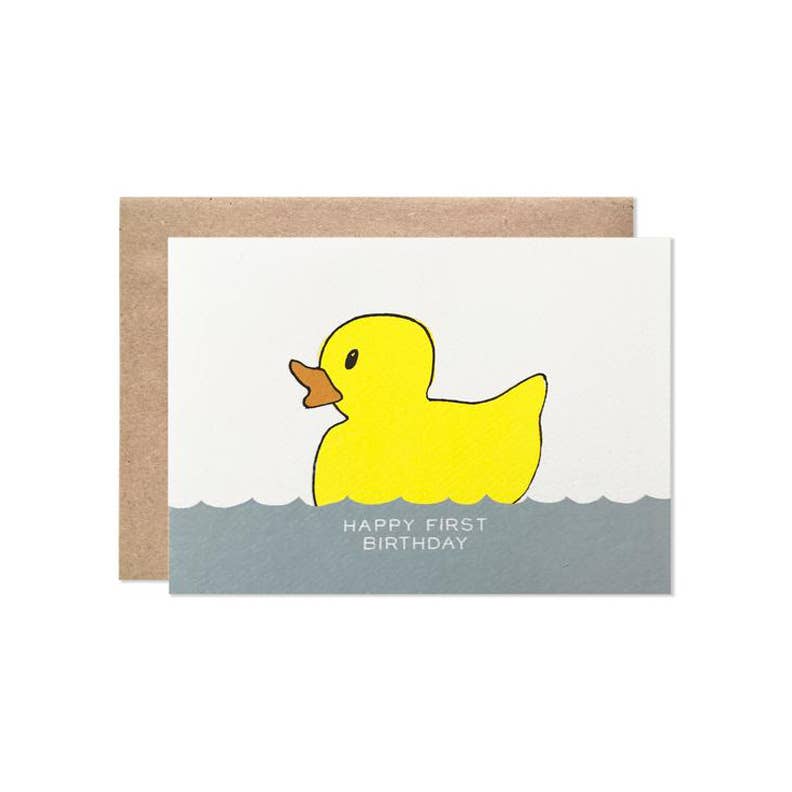 Happy First Bday Card