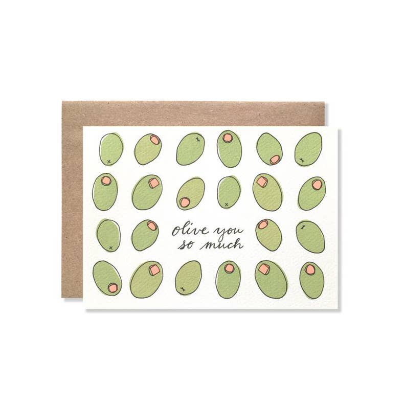 Olive You Card