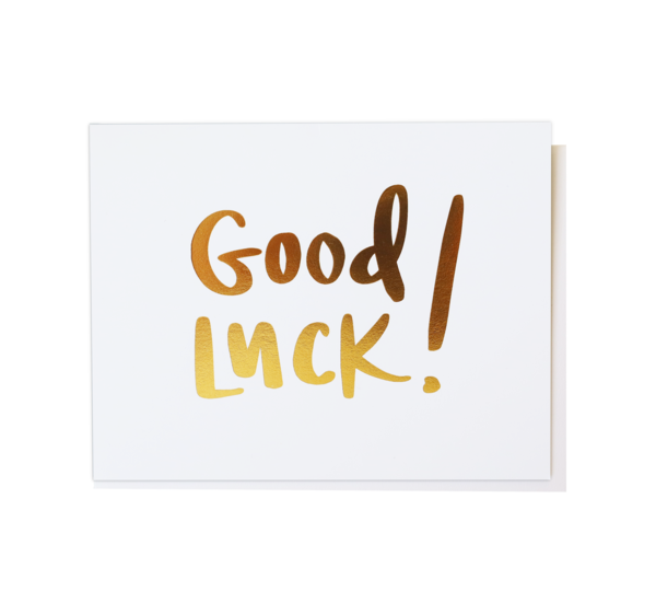 Greeting Card, Good Luck!