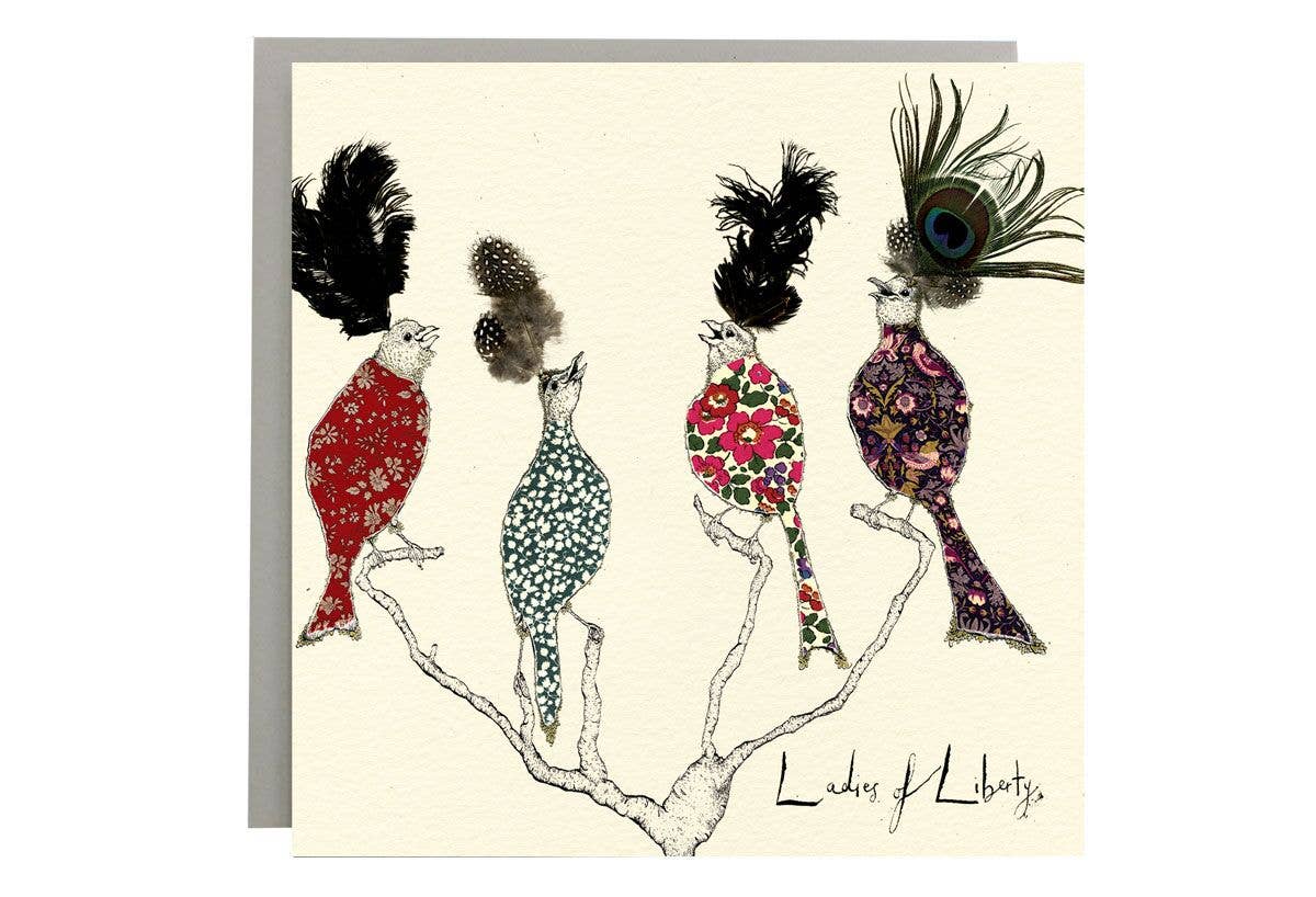 Ladies of Liberty Bird Card