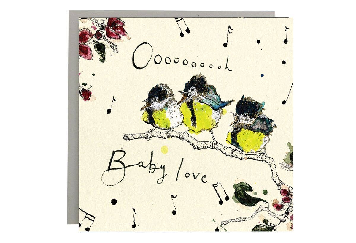 Ooooooh Baby Love Bird Card