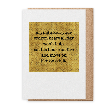 Broken Heart - Greeting Card