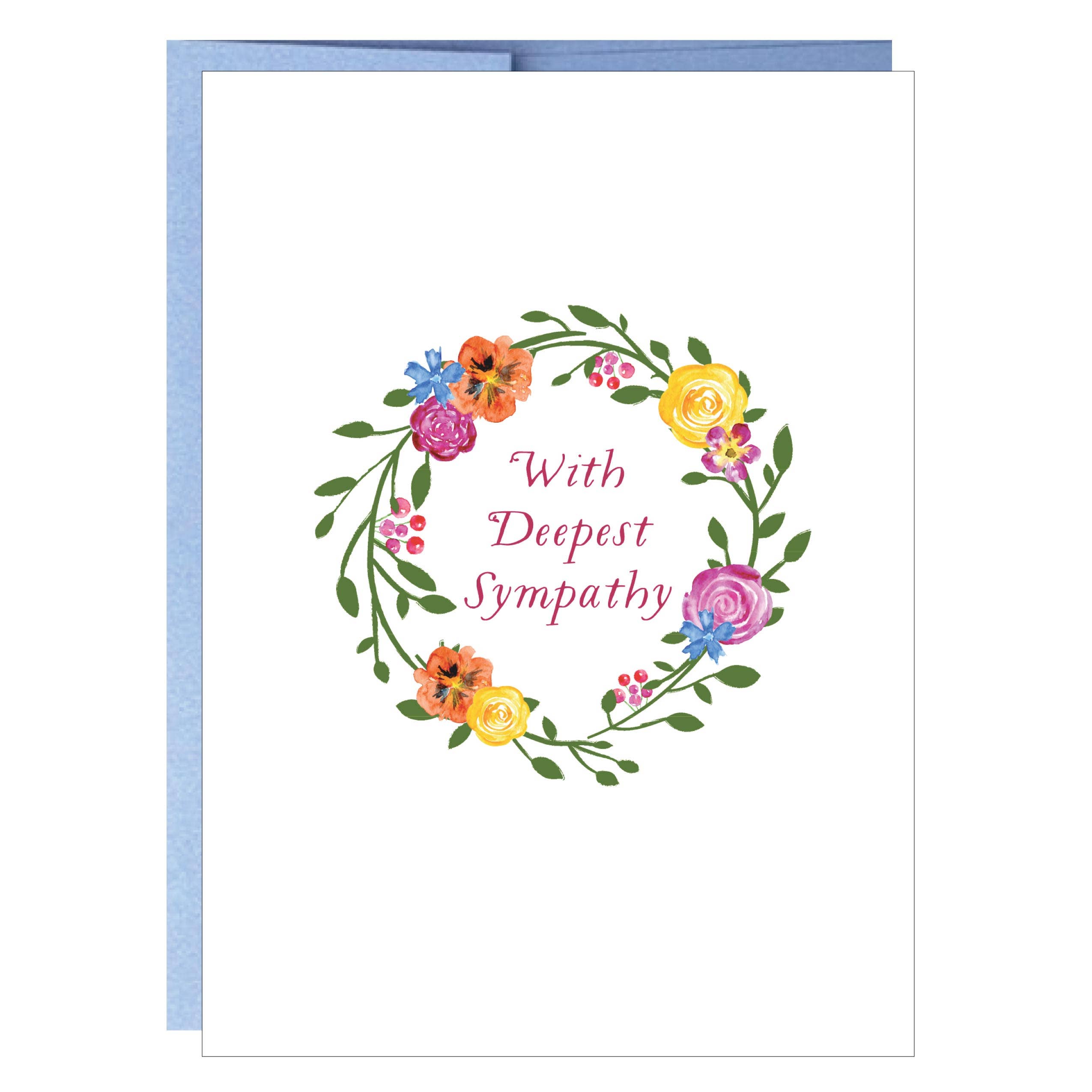 Sympathy Wreath Greeting Card