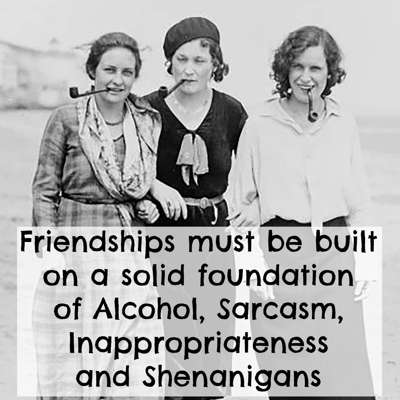 Fridge Magnet. Friendships Must Be Built...