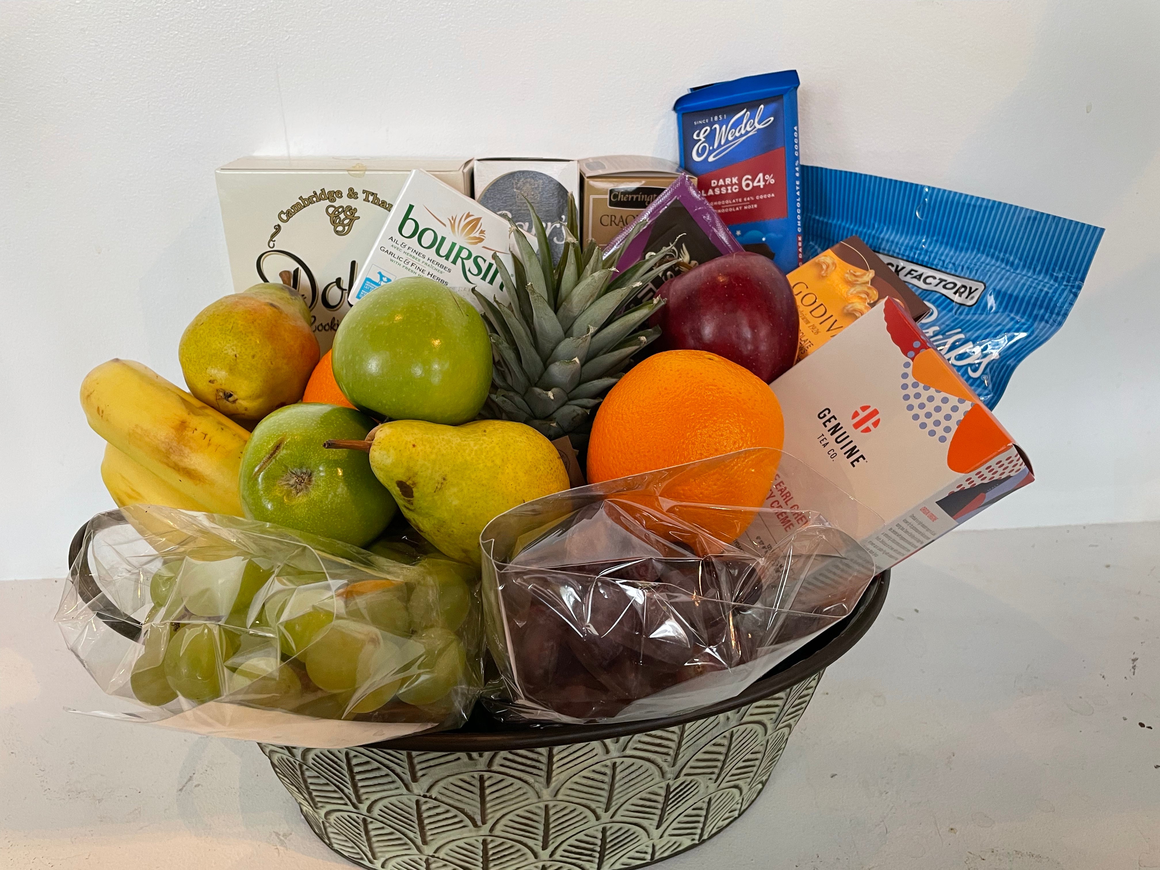 Fruits and Sweets Gift Basket