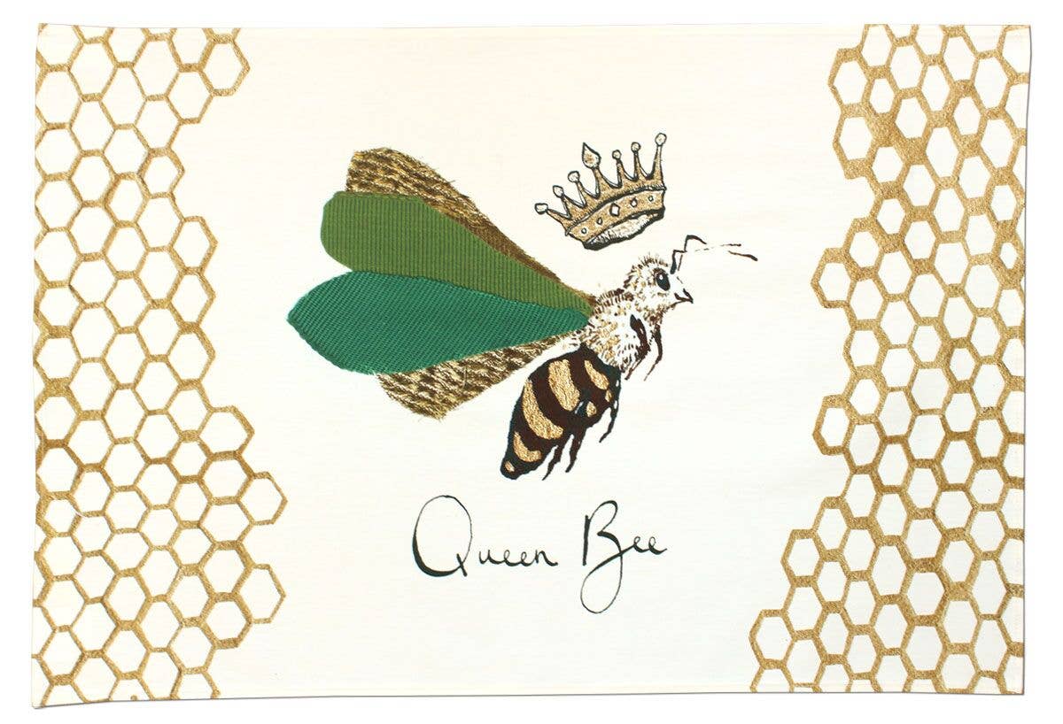 Queen Bee Tea Towel