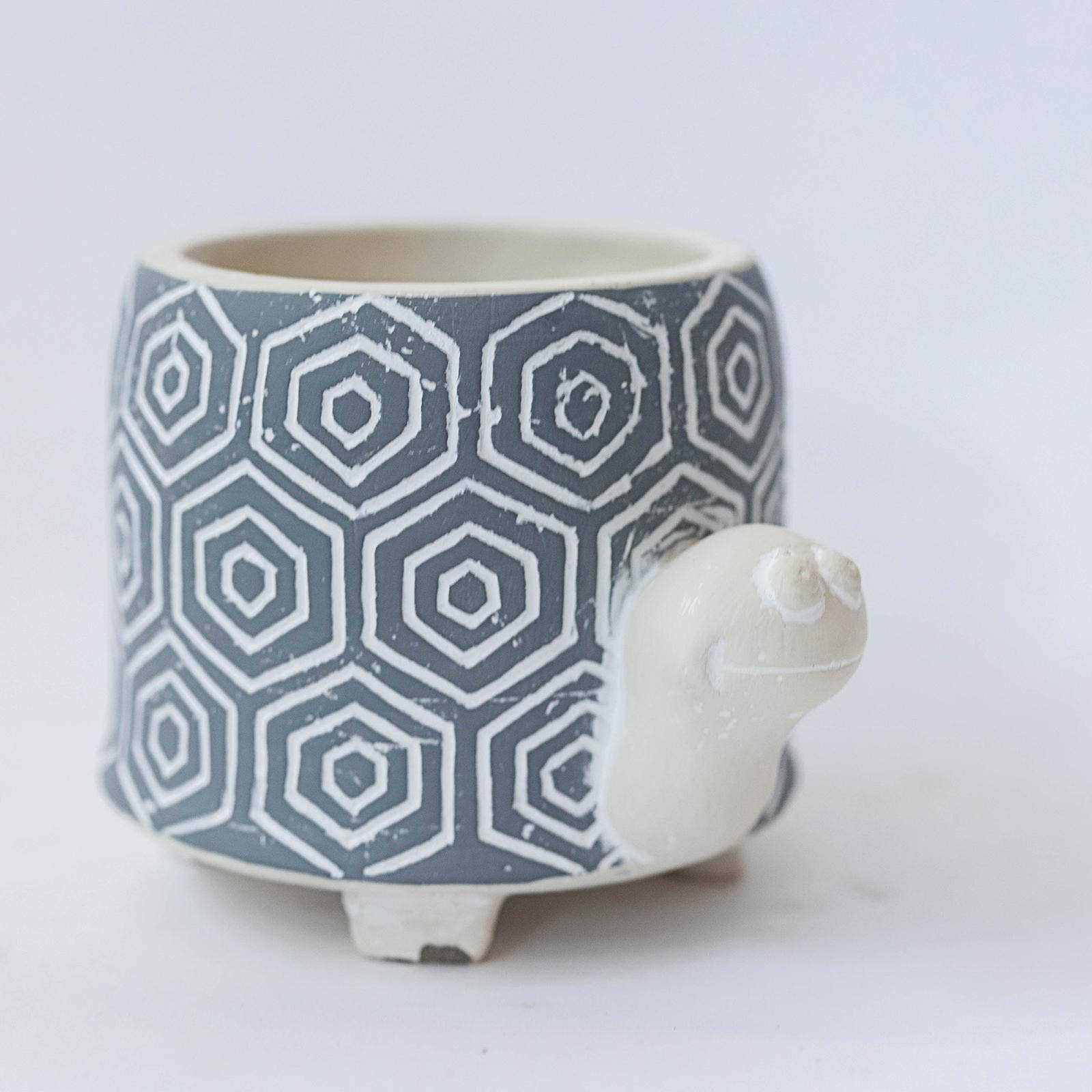 Cement Turtle Flower Pot