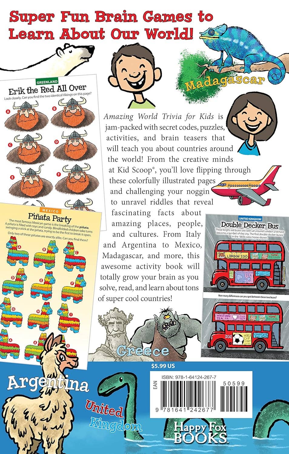 Amazing World Trivia for Kids -Puzzles and Surprising Facts!