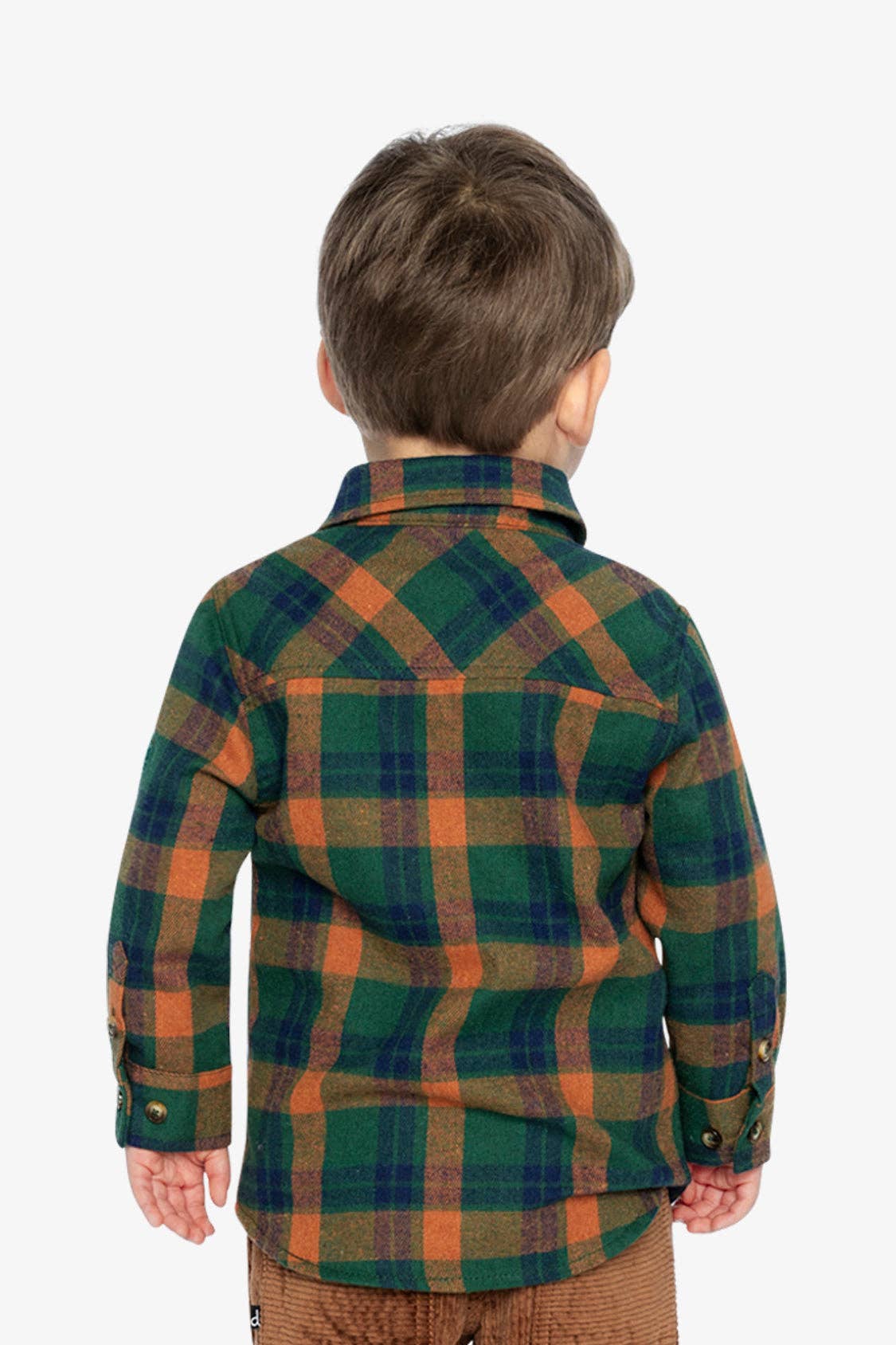 Plaid Shirt Orange, Blue And Green: 7
