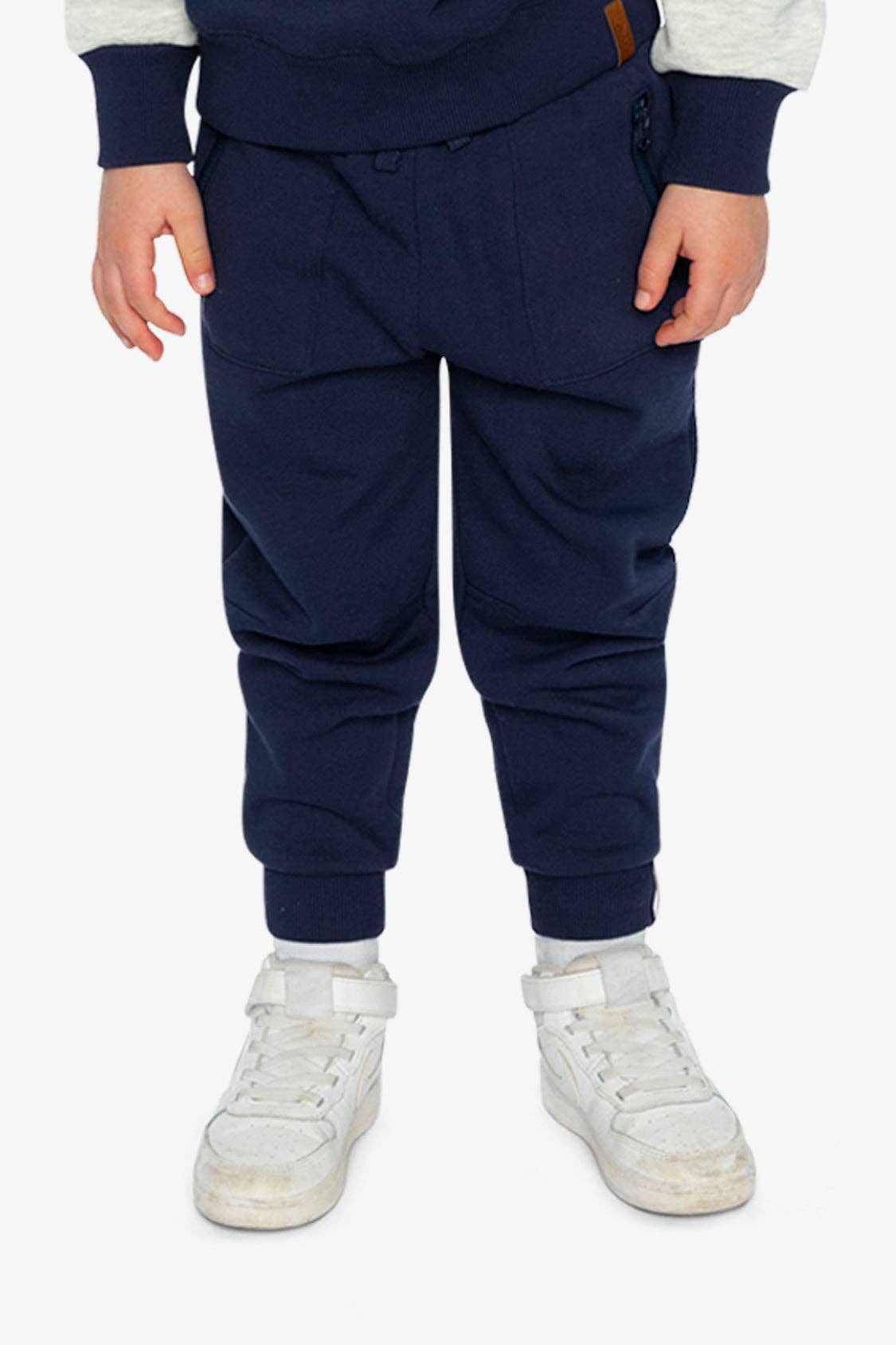 Fleece Sweatpants With Pockets Dark Blue: 6