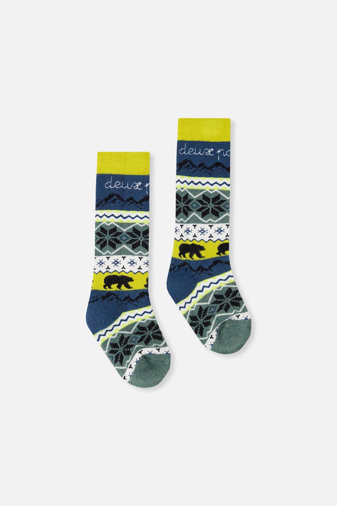 Ski Socks Navy Blue: 3/5