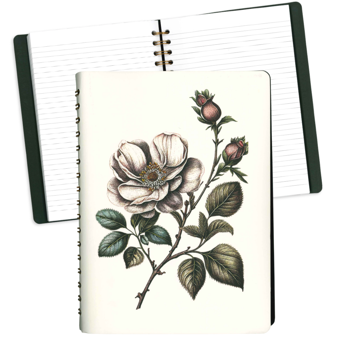 NOTEBOOK-BOTANICAL FLOWER