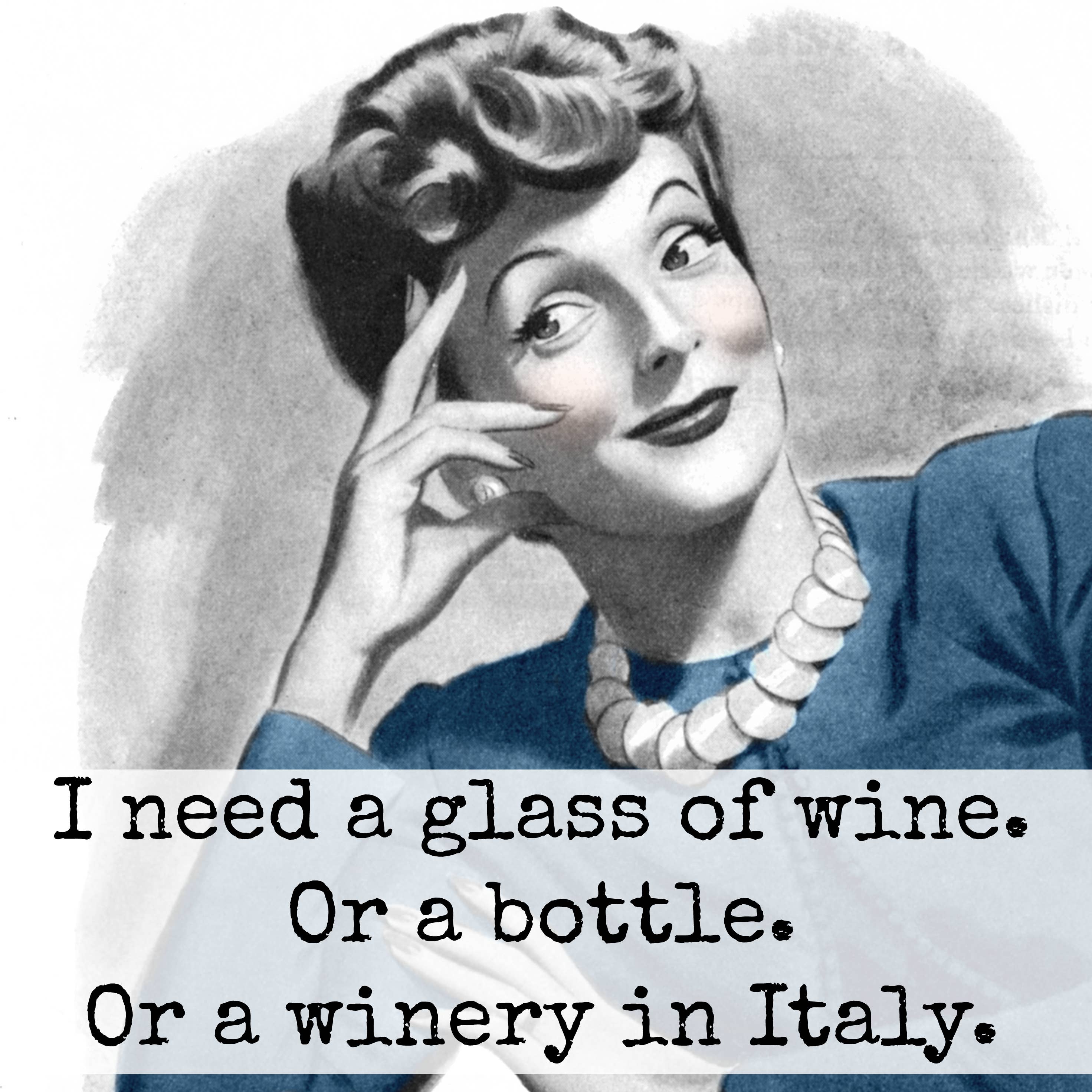 Fridge Magnet. I Need A Glass Of Wine...