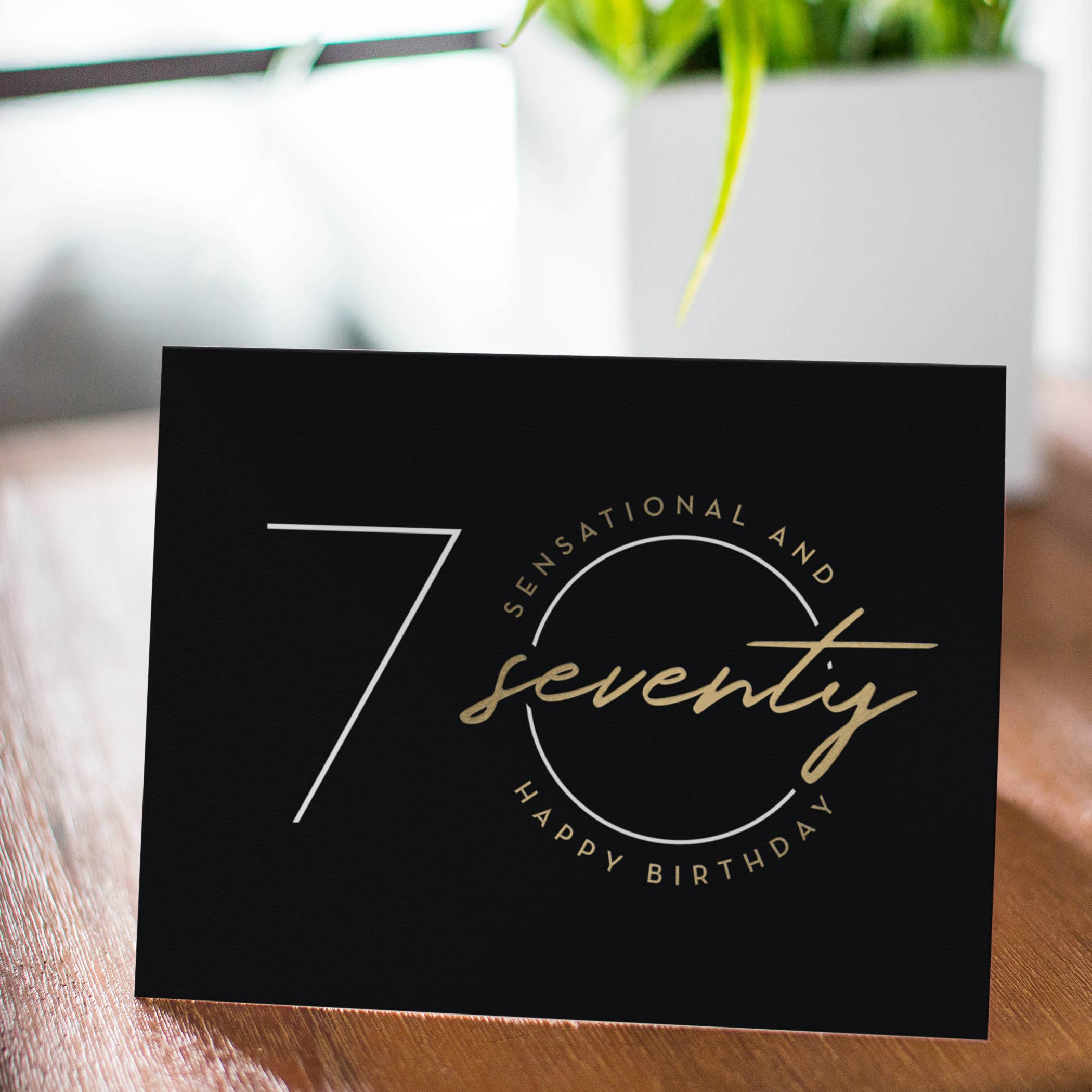 Sensational Seventy – Award Winning 70th Birthday Card