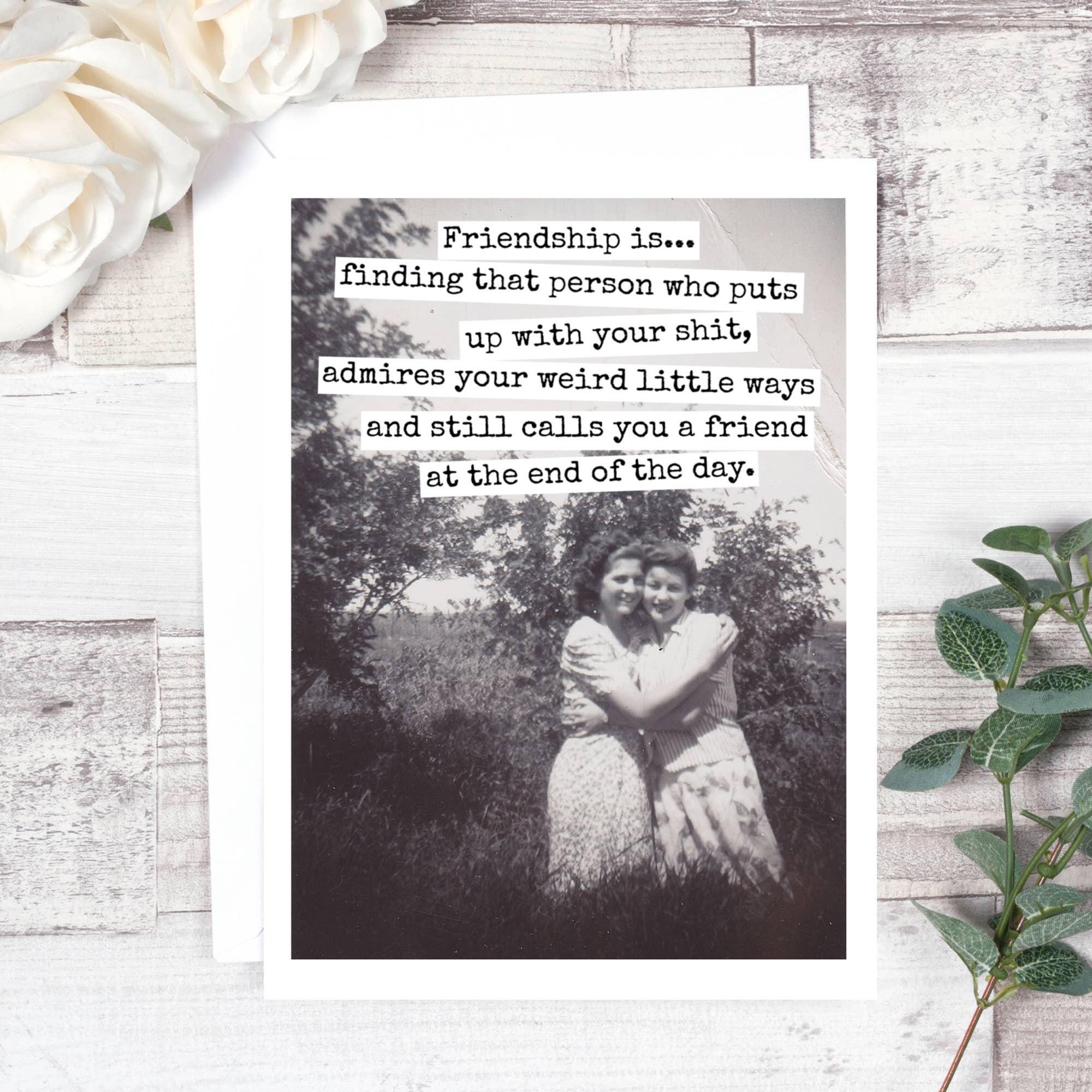Friendship Is... Friendship Card. 605
