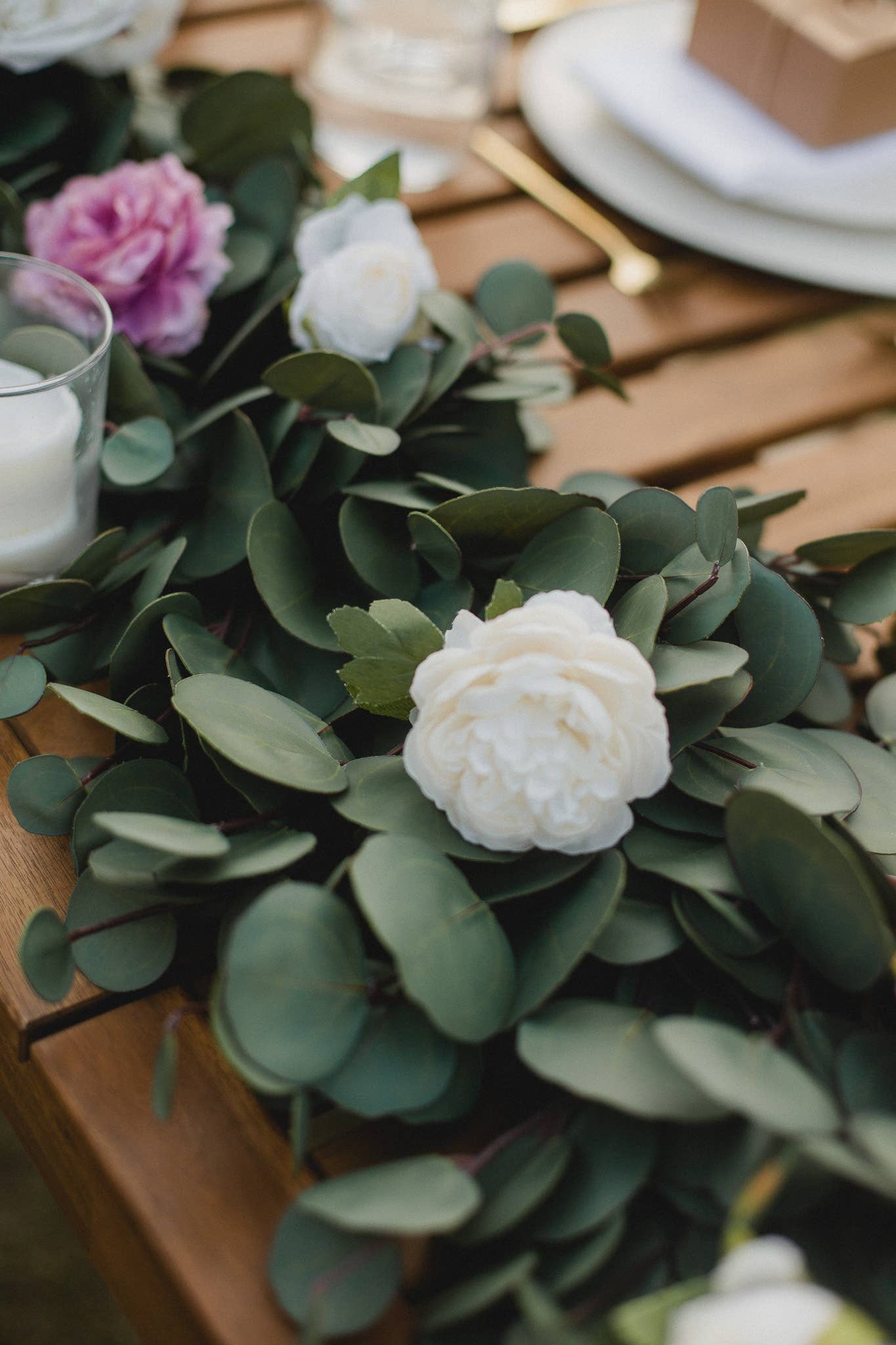 Almost-Real Eucalyptus Garland (artificial)