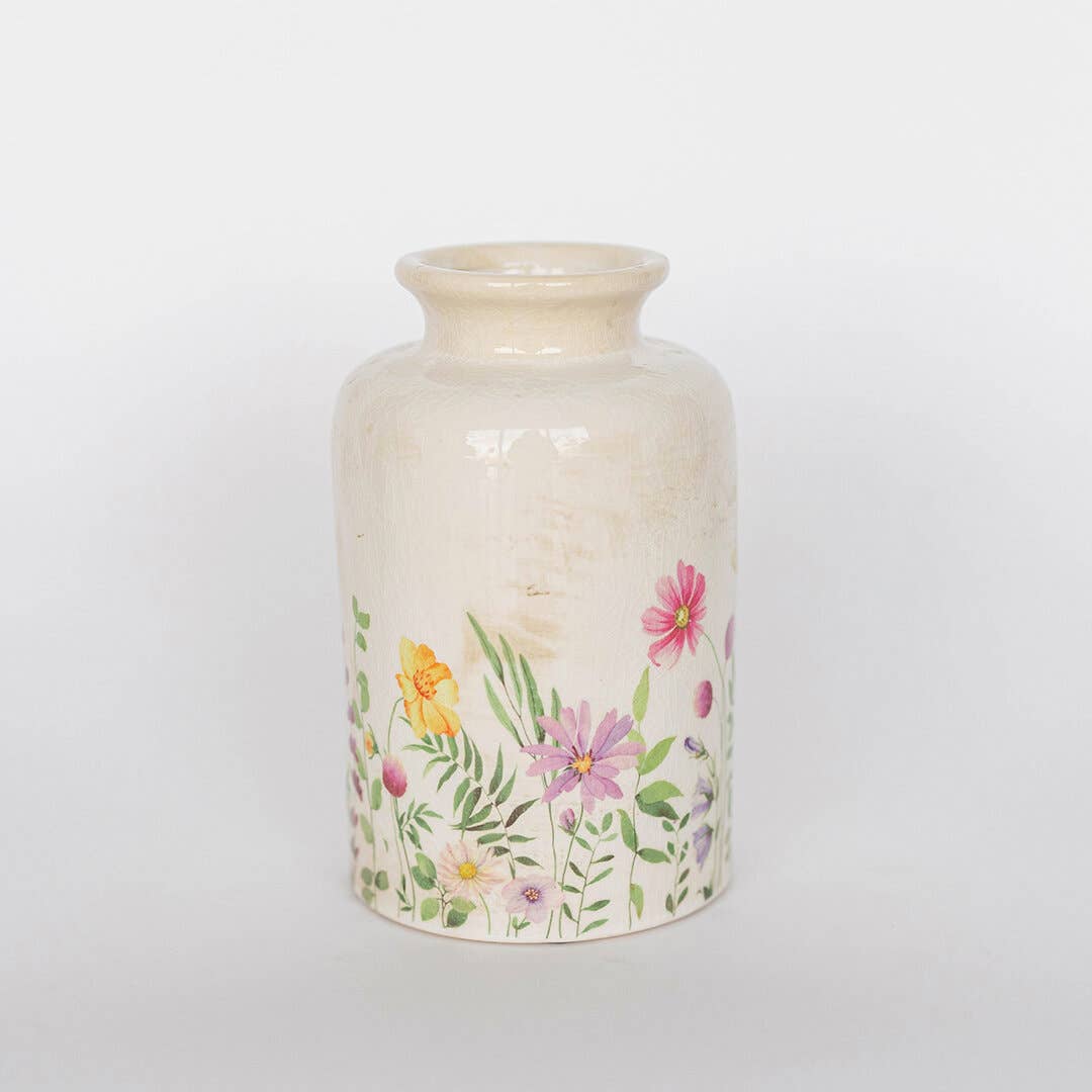 Ceramic Vase,  Flowers