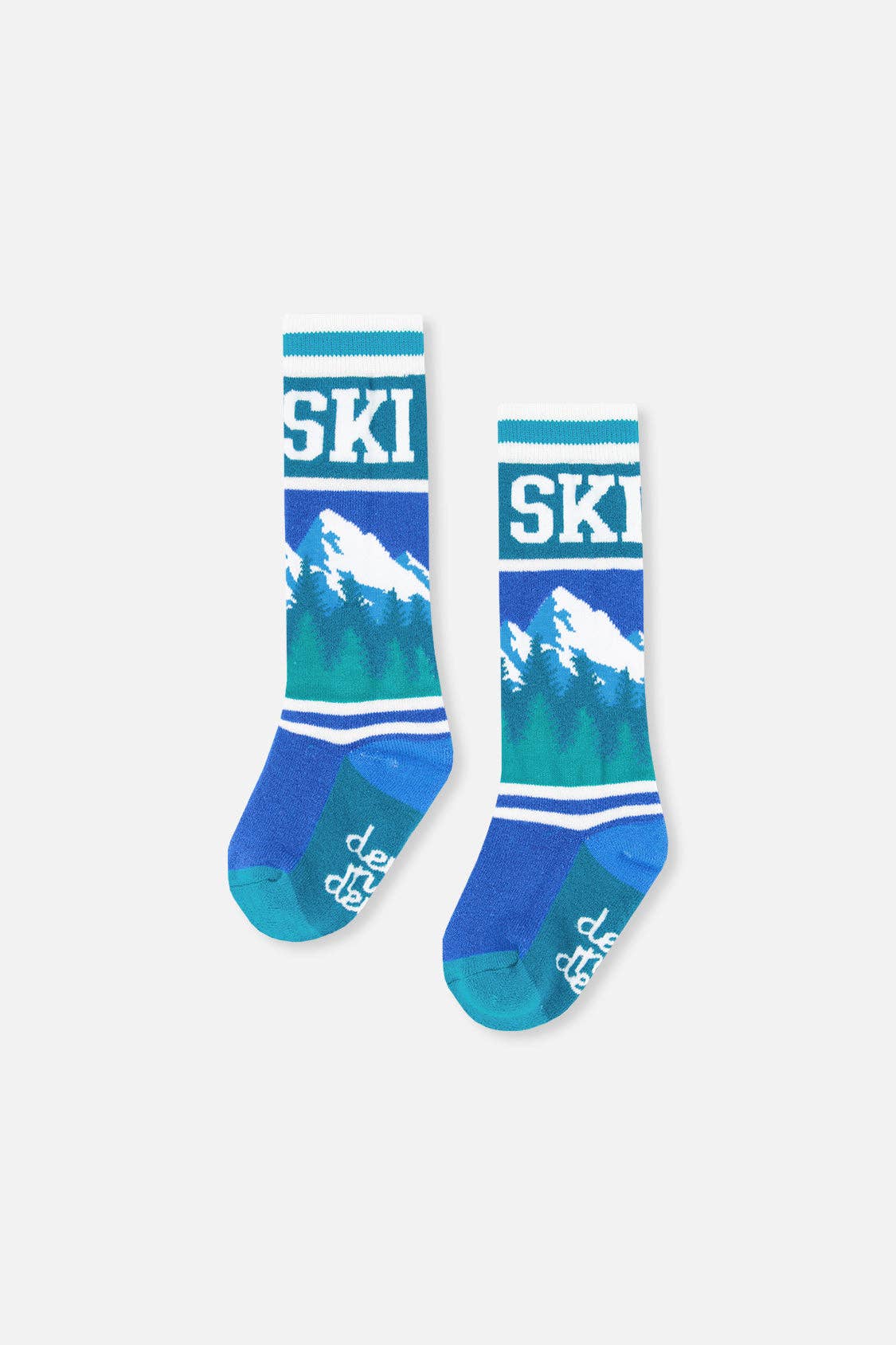 Ski Socks Dark Blue: 3/5