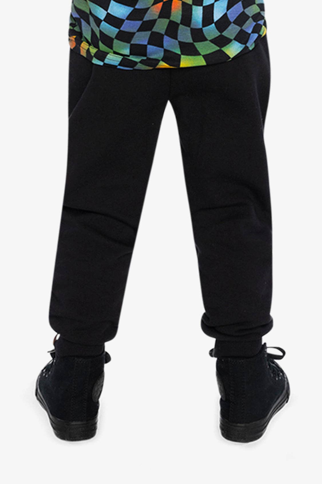 Fleece Sweatpants With Pockets Black: 3