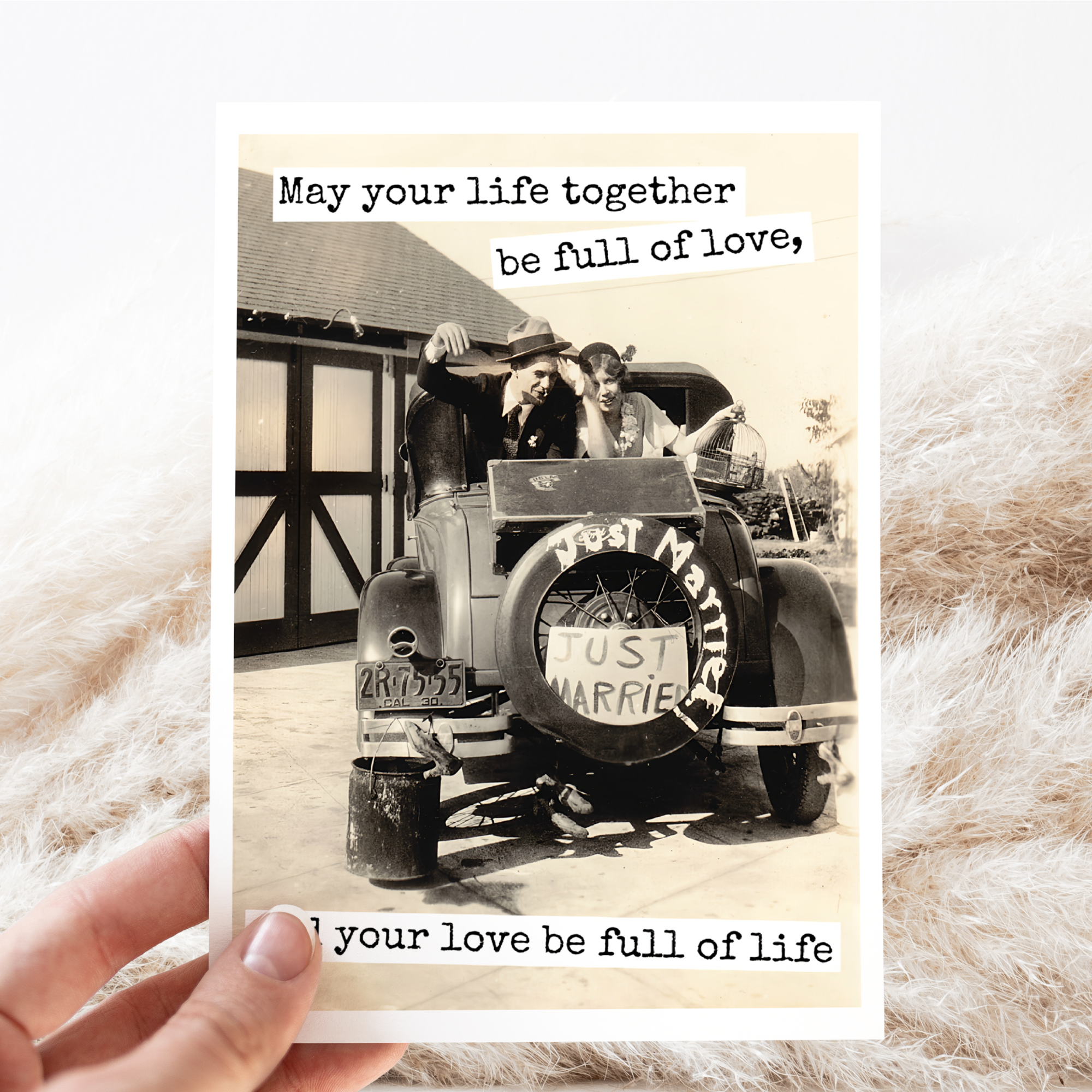 Wedding Card. May Your Life Together Be Full Of Love...