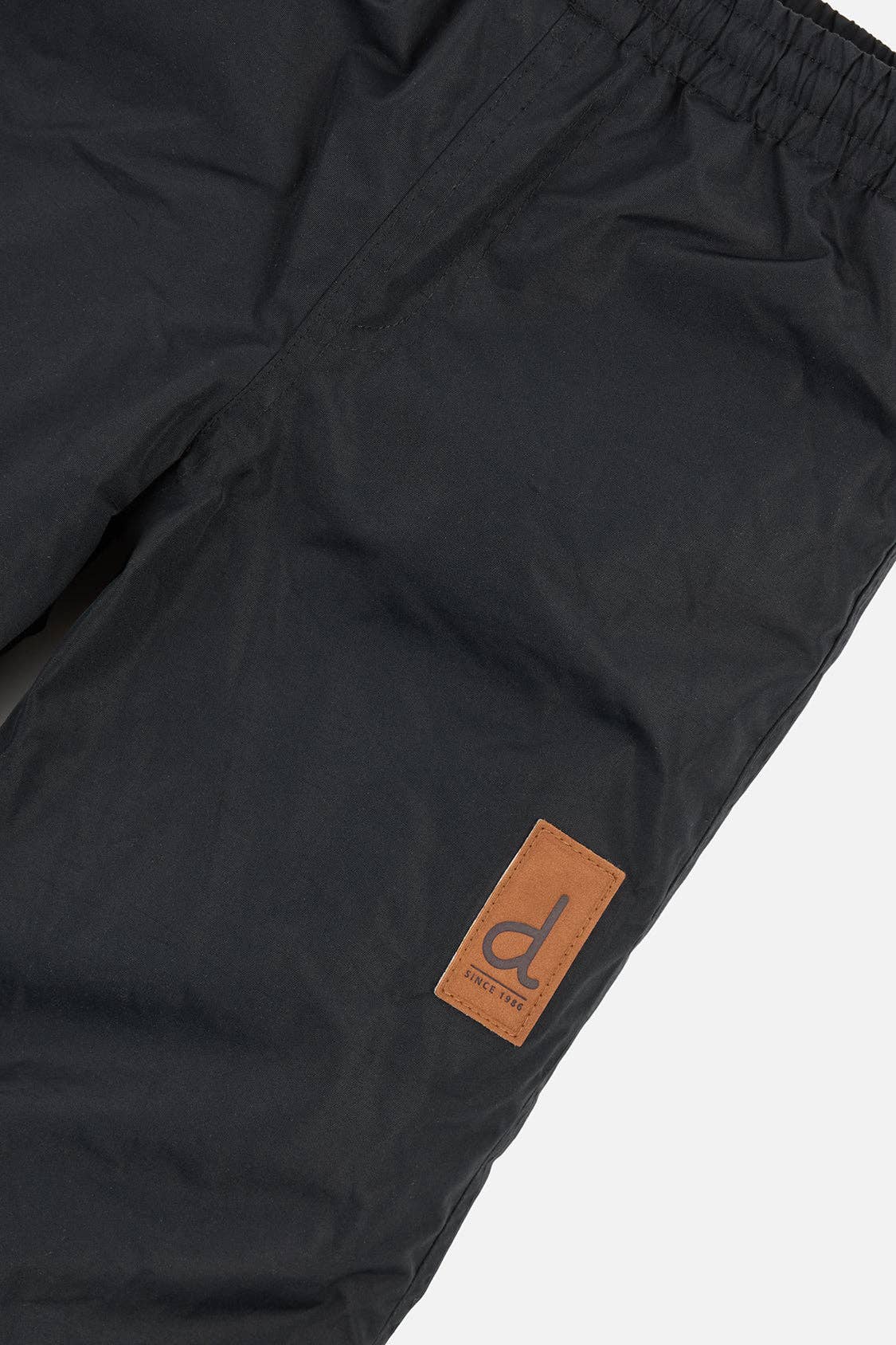 Lined Splash Pants Black Fleece: 7