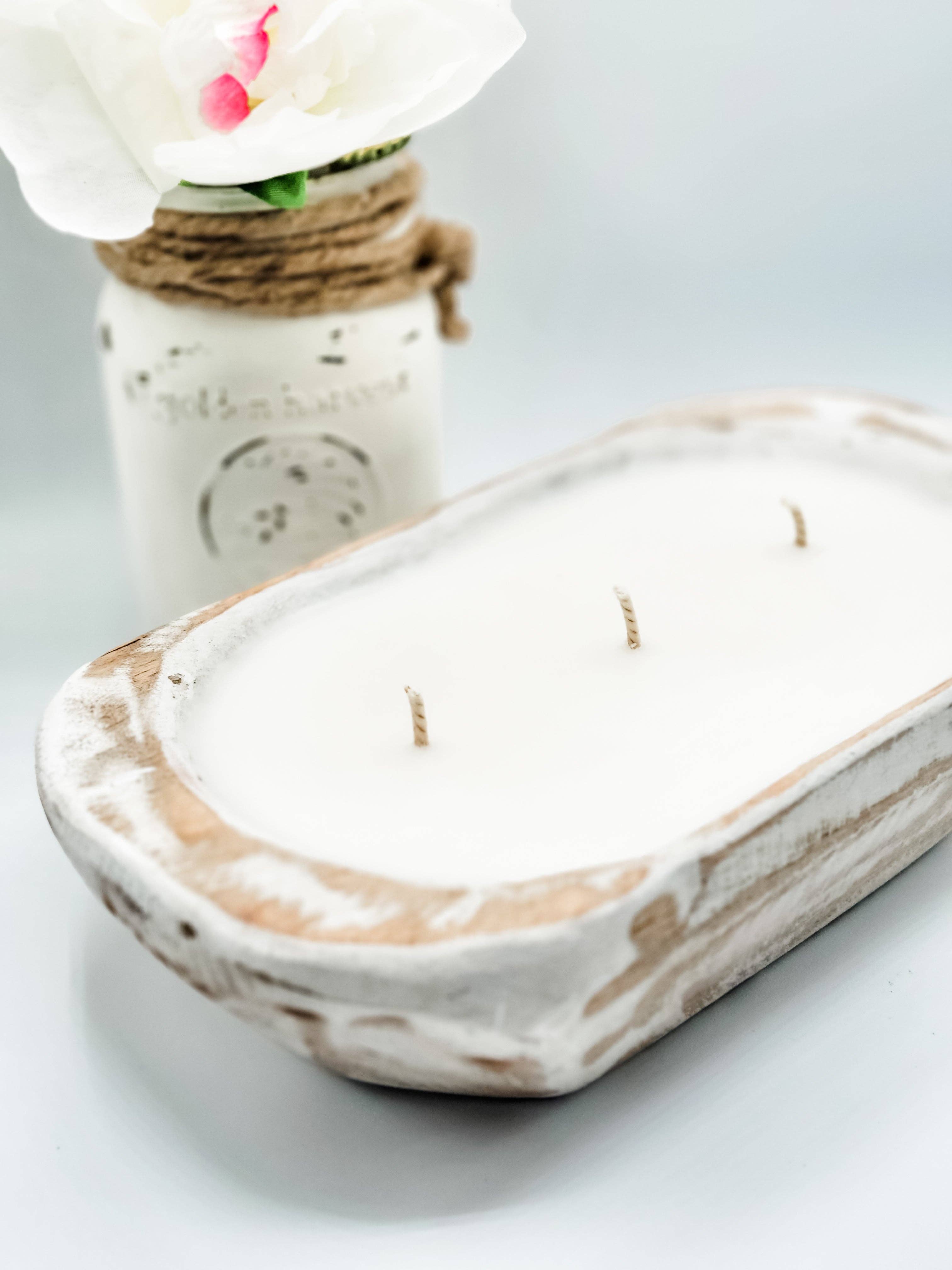 Dough Bowl Candle - Refill Kit - 16 oz: Charcoal Tonka