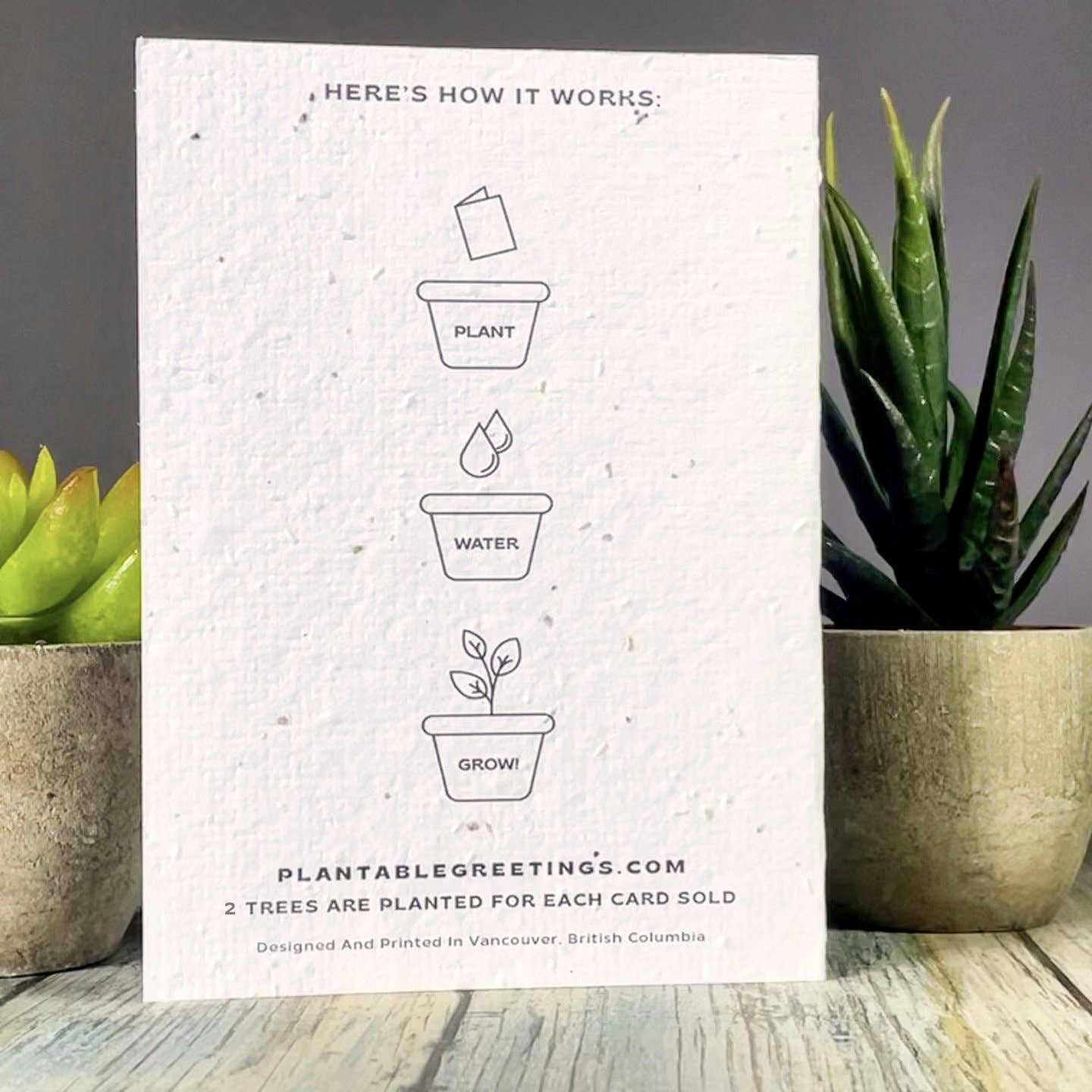 Thank You! Plantable Greeting Card