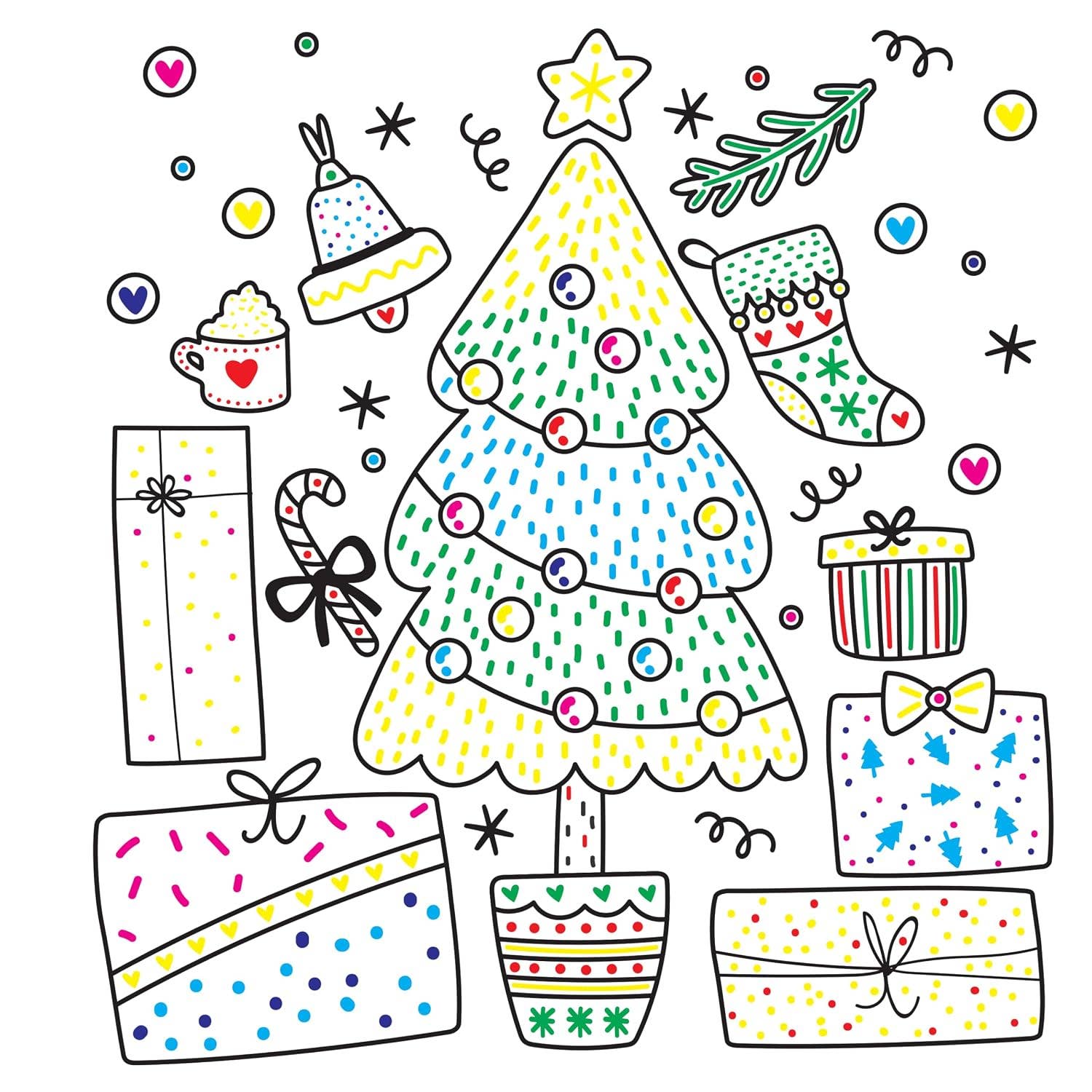 Easy and Fun Paint Magic with Water: Christmas