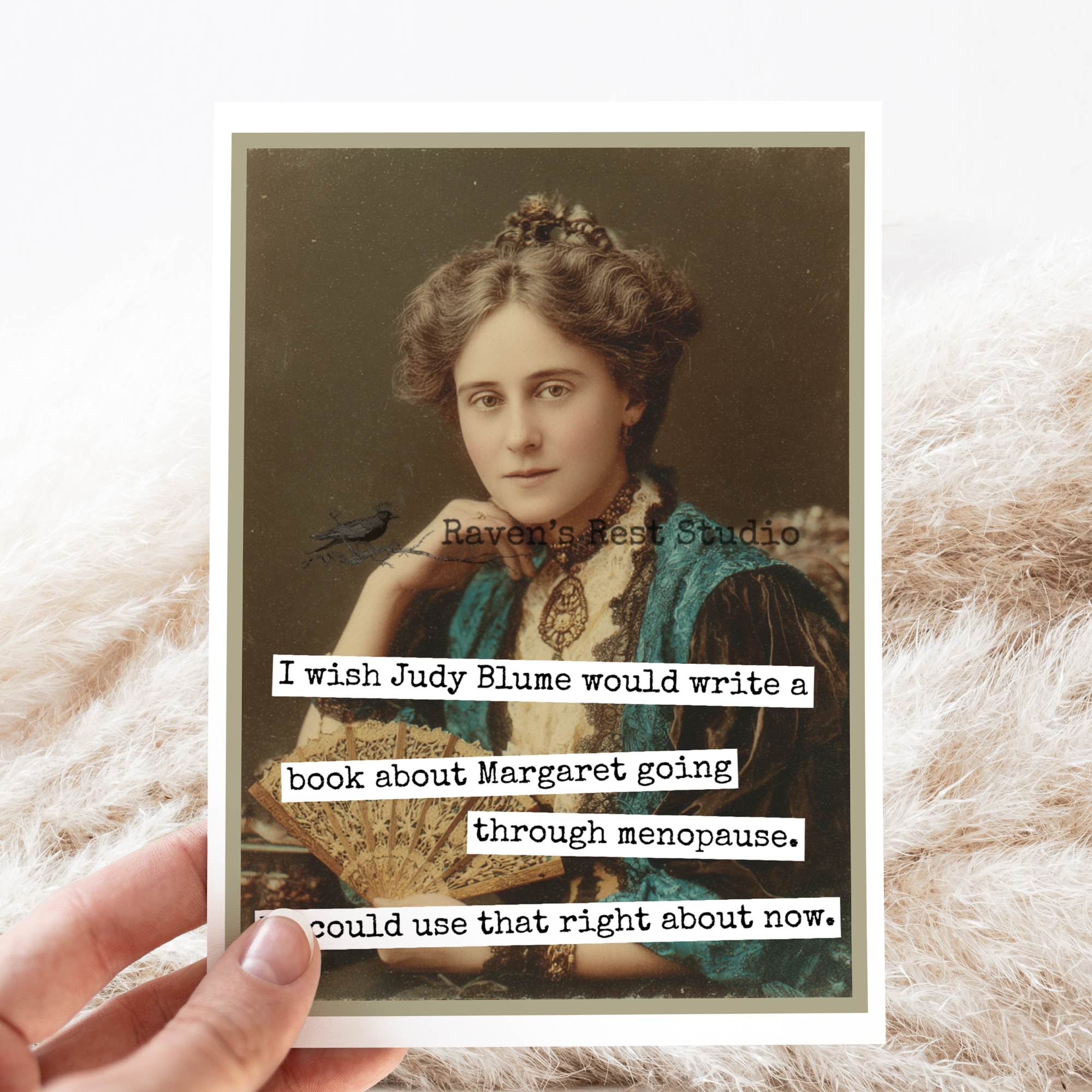 Funny Greeting Card. Vintage. Going Through Menopause...