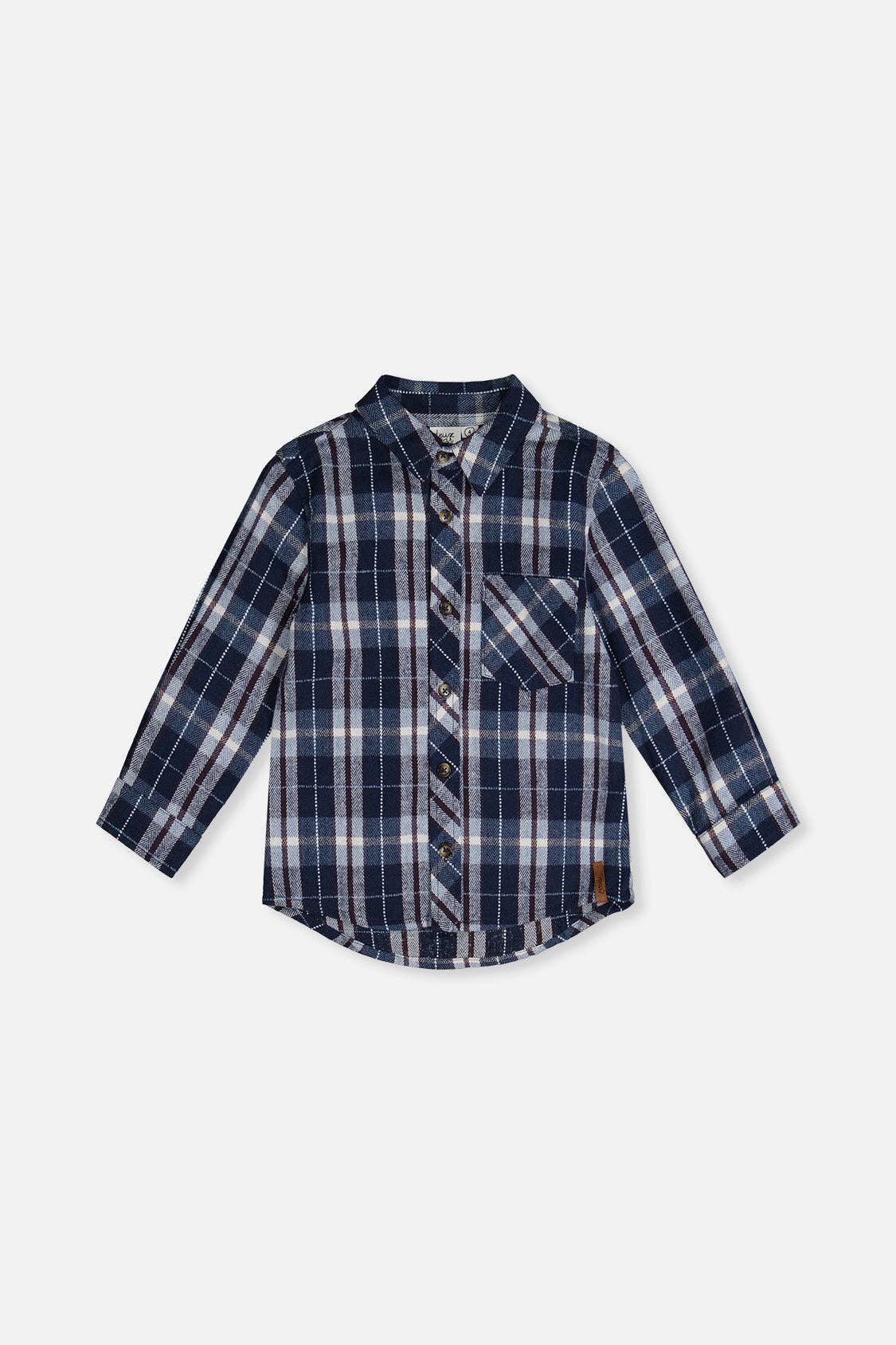 Flannel Shirt Blue And White Plaid: 7