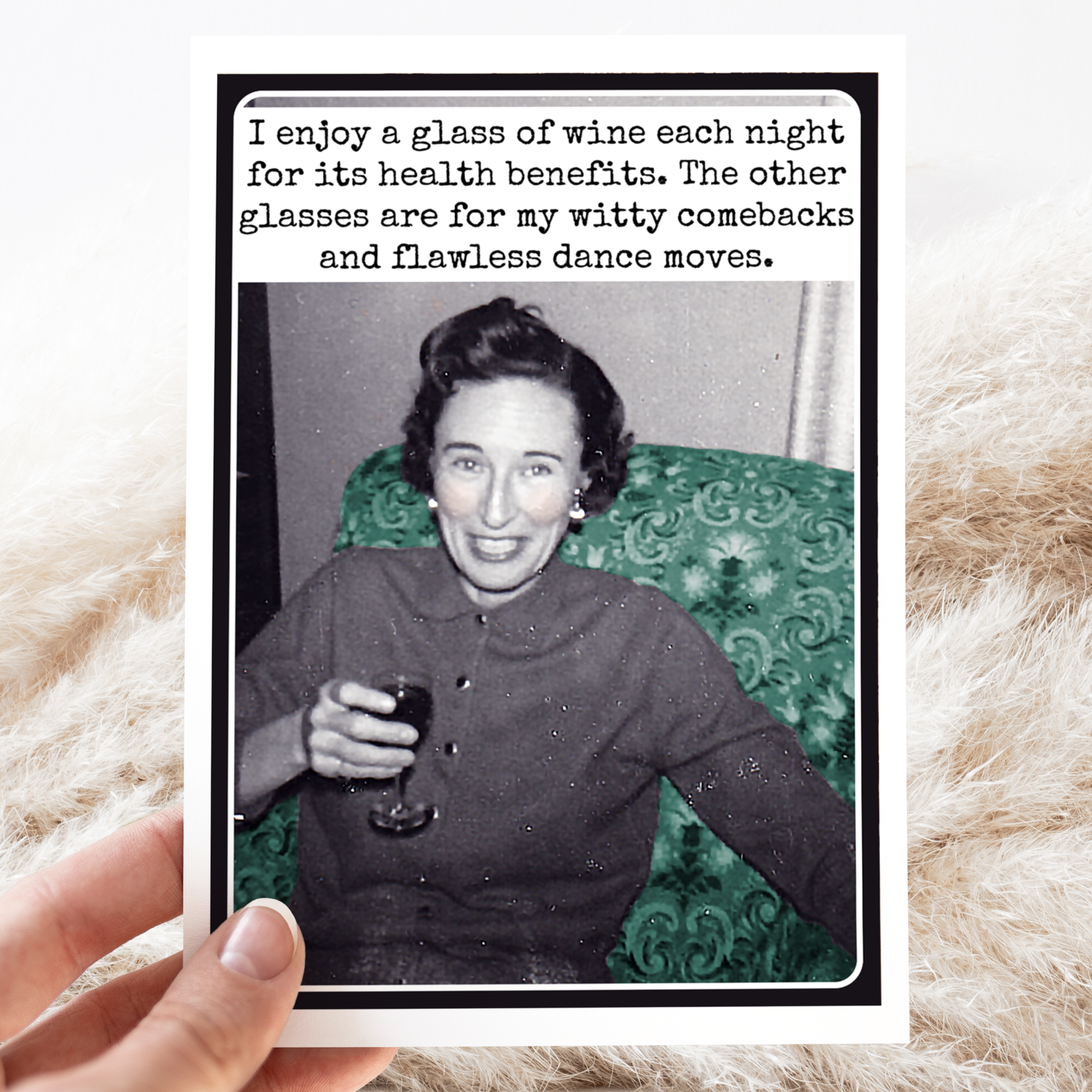 I Enjoy A Glass Of Wine Each Night For It's Health Benefits