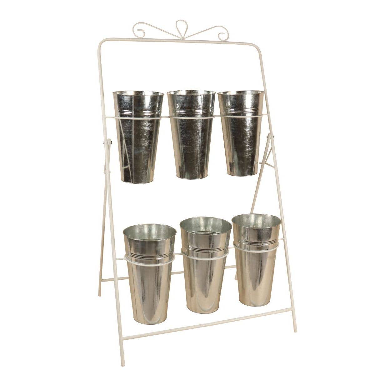 METAL CUT FLOWER DISPLAY STAND