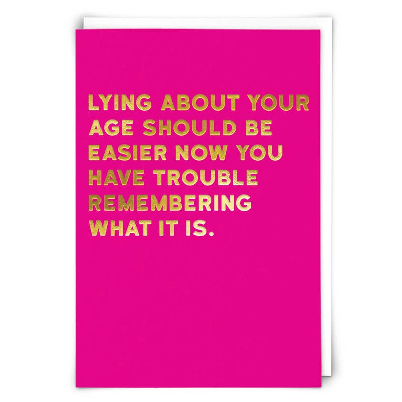 Trouble Greeting Card