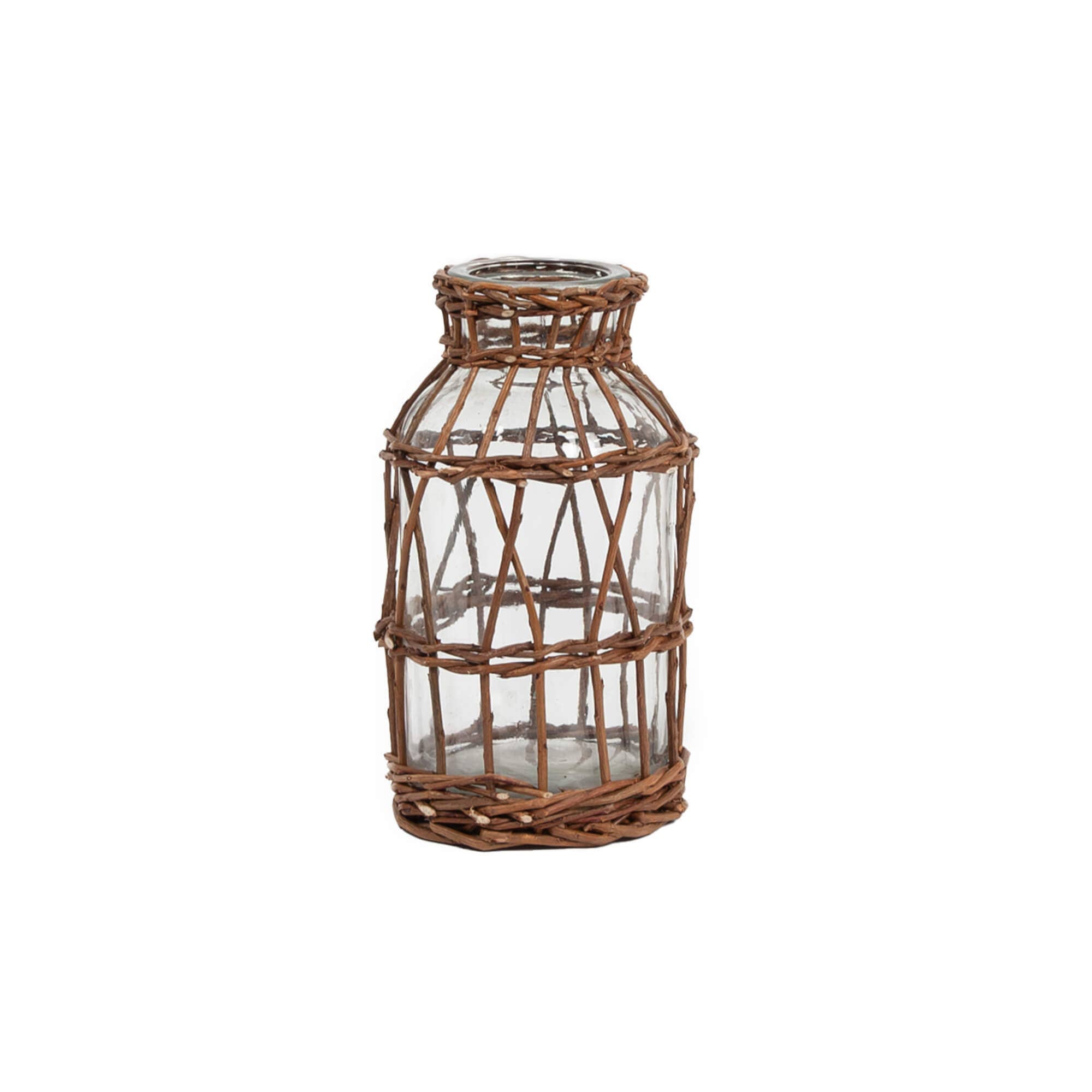 MEDIUM UNPEELED WILLOW WRAPPED VASE