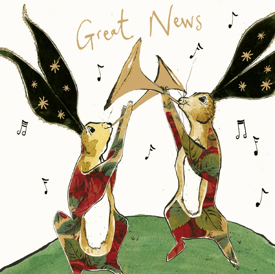 Fanfair Hare Gold Foil Card