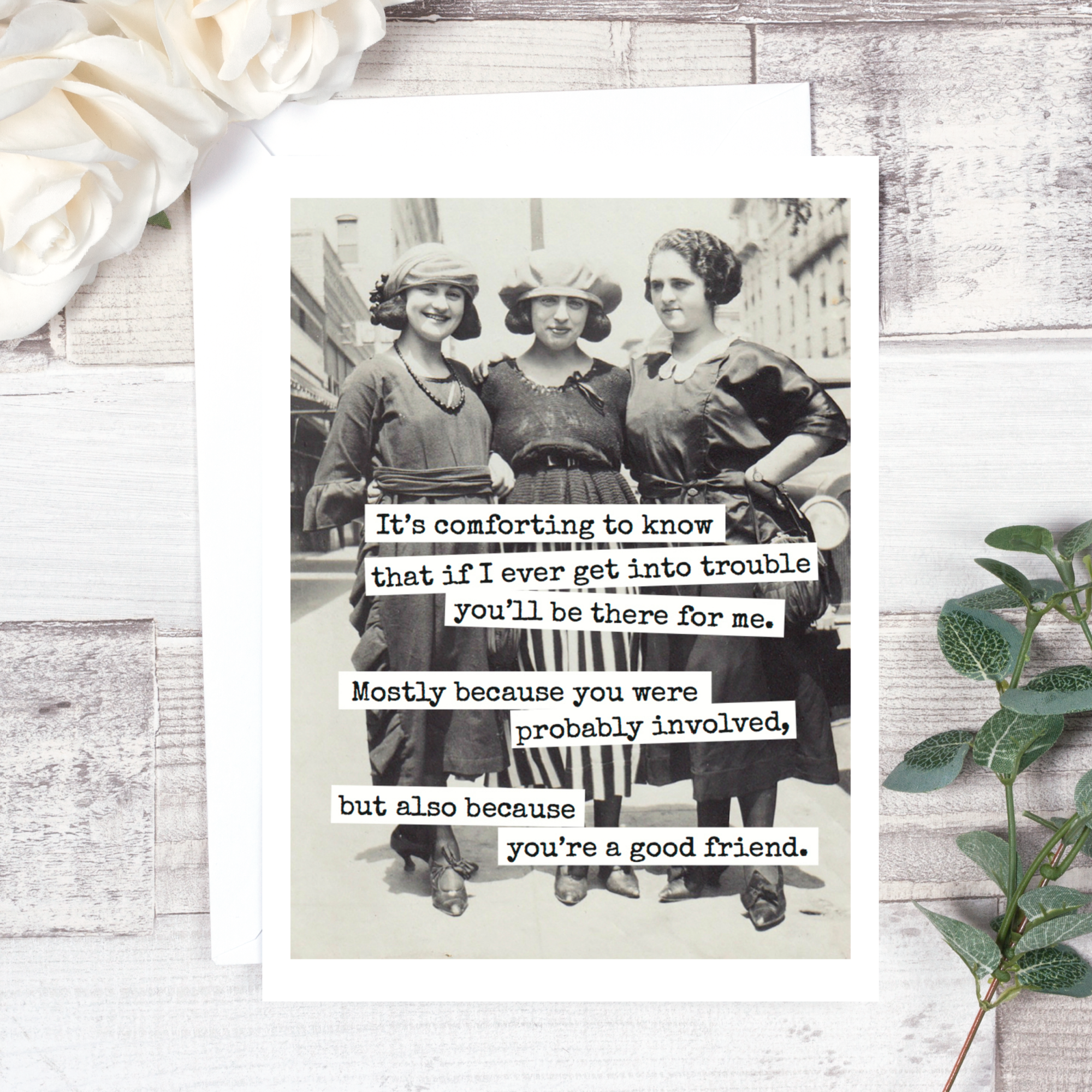 It's Comforting To Know... Friendship Card. 494