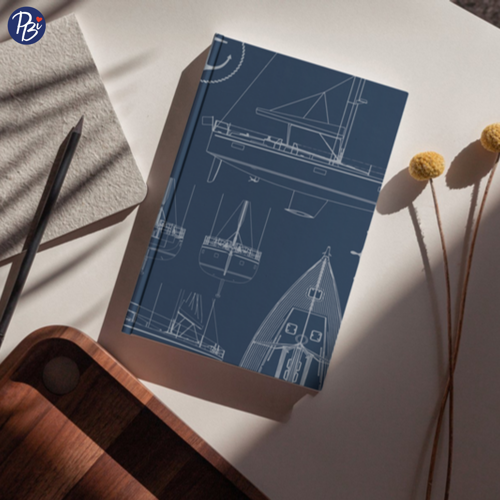 Pierre Belvédère - notebook - large - boat sketches