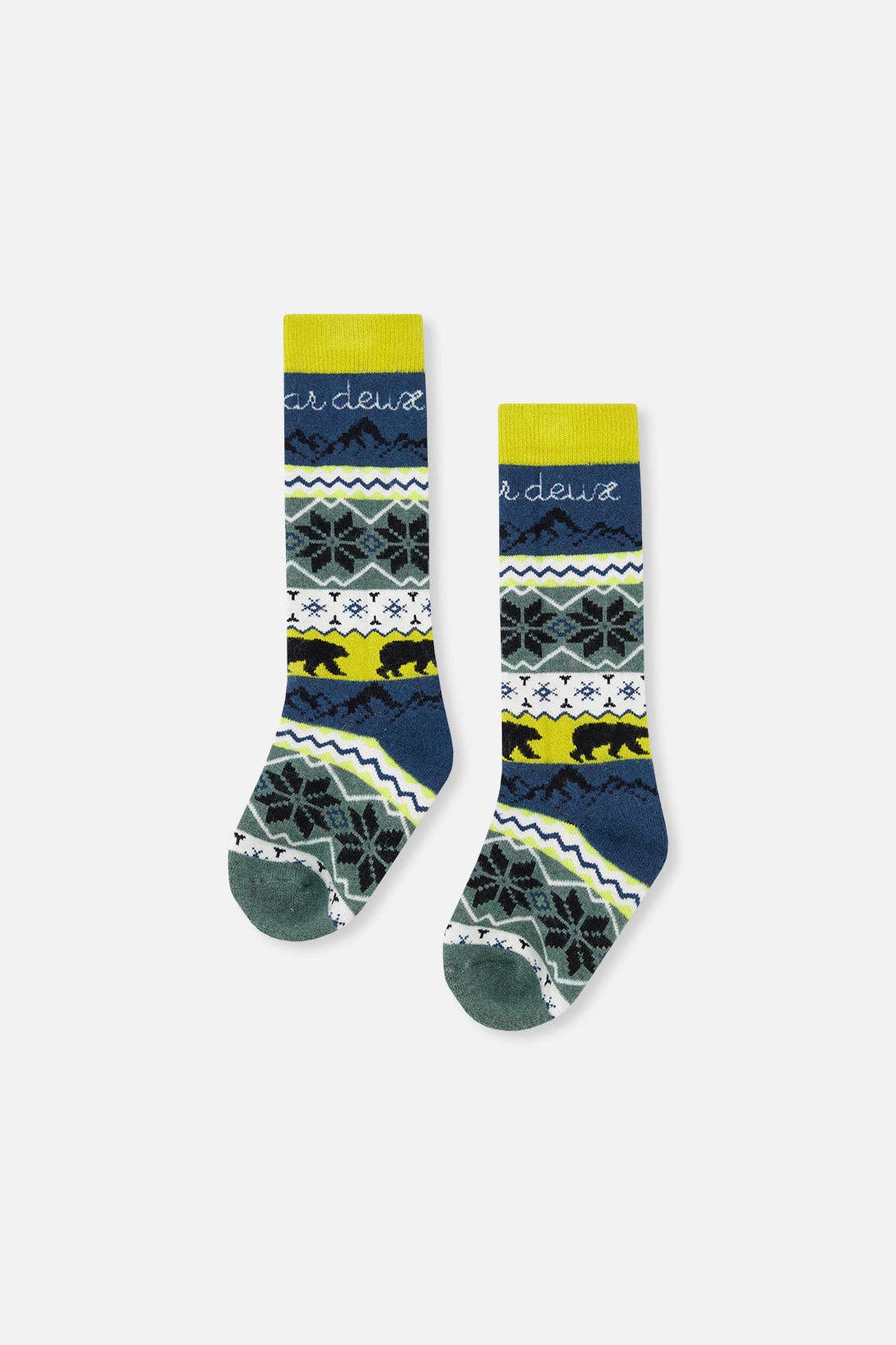 Ski Socks Navy Blue: 3/5