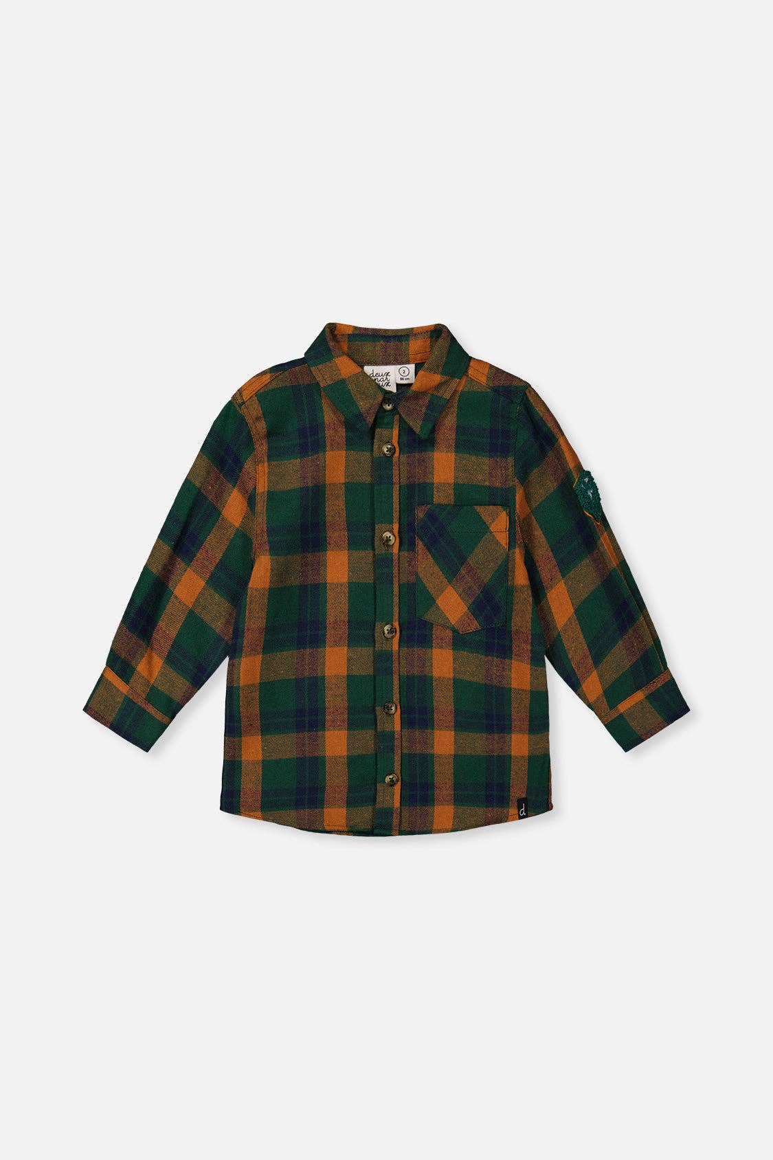 Plaid Shirt Orange, Blue And Green: 7