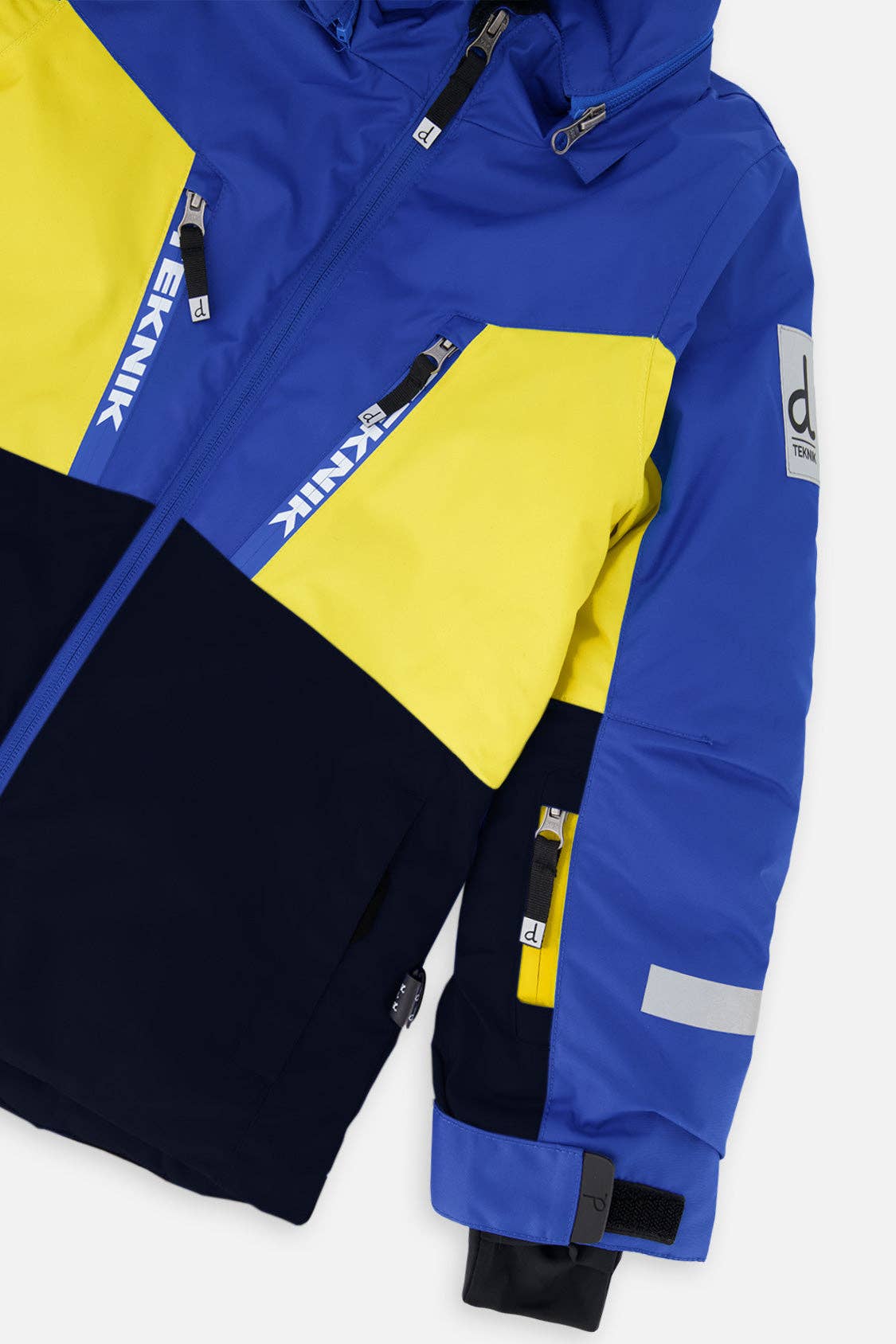 Two Piece Teknik Snowsuit Royal Blue And Yellow: 4