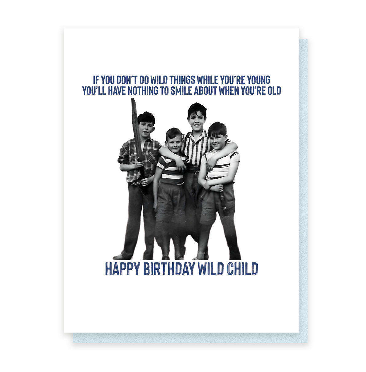 Wild Child, Birthday Greeting Card