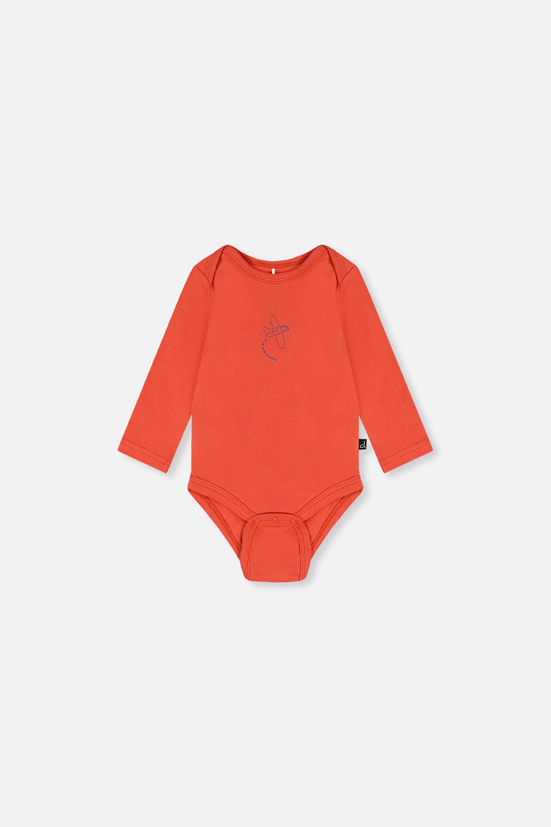 Three Pack Organic Cotton Onesie Beige Printed Airplanes: 12m
