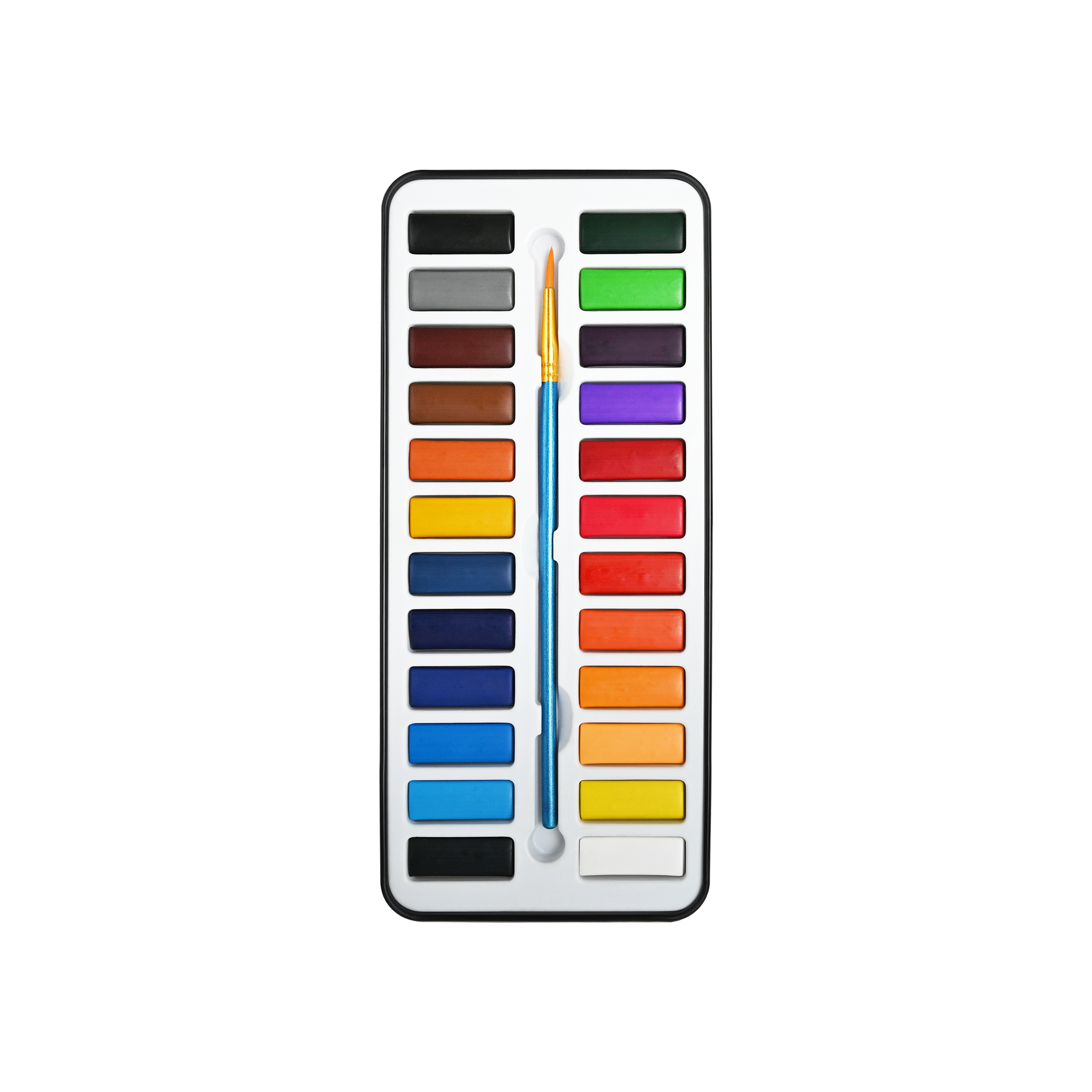 WATERCOLOUR KIT- 24 HALF PANS