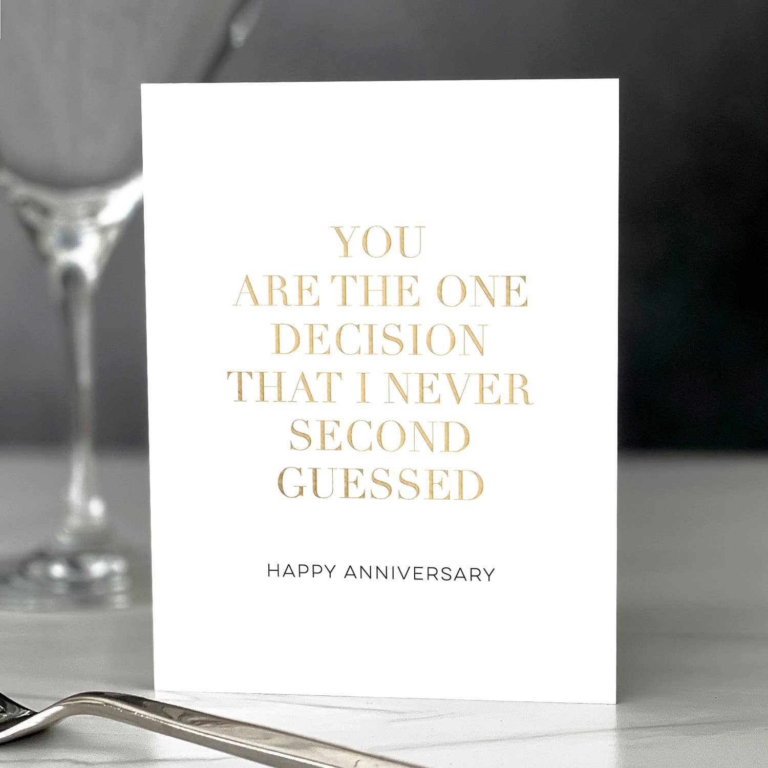 Second Guesses – Sweet Anniversary Card